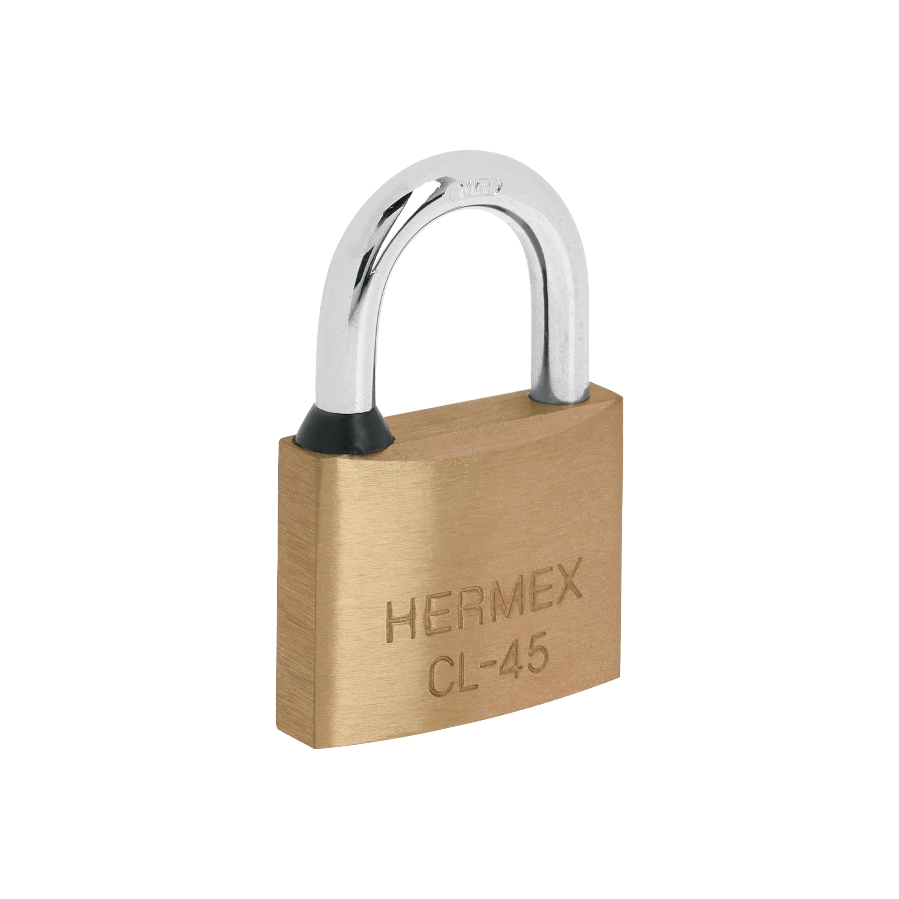 Candado de latón 45 mm gancho corto en blíster, HERMEX TRUPER