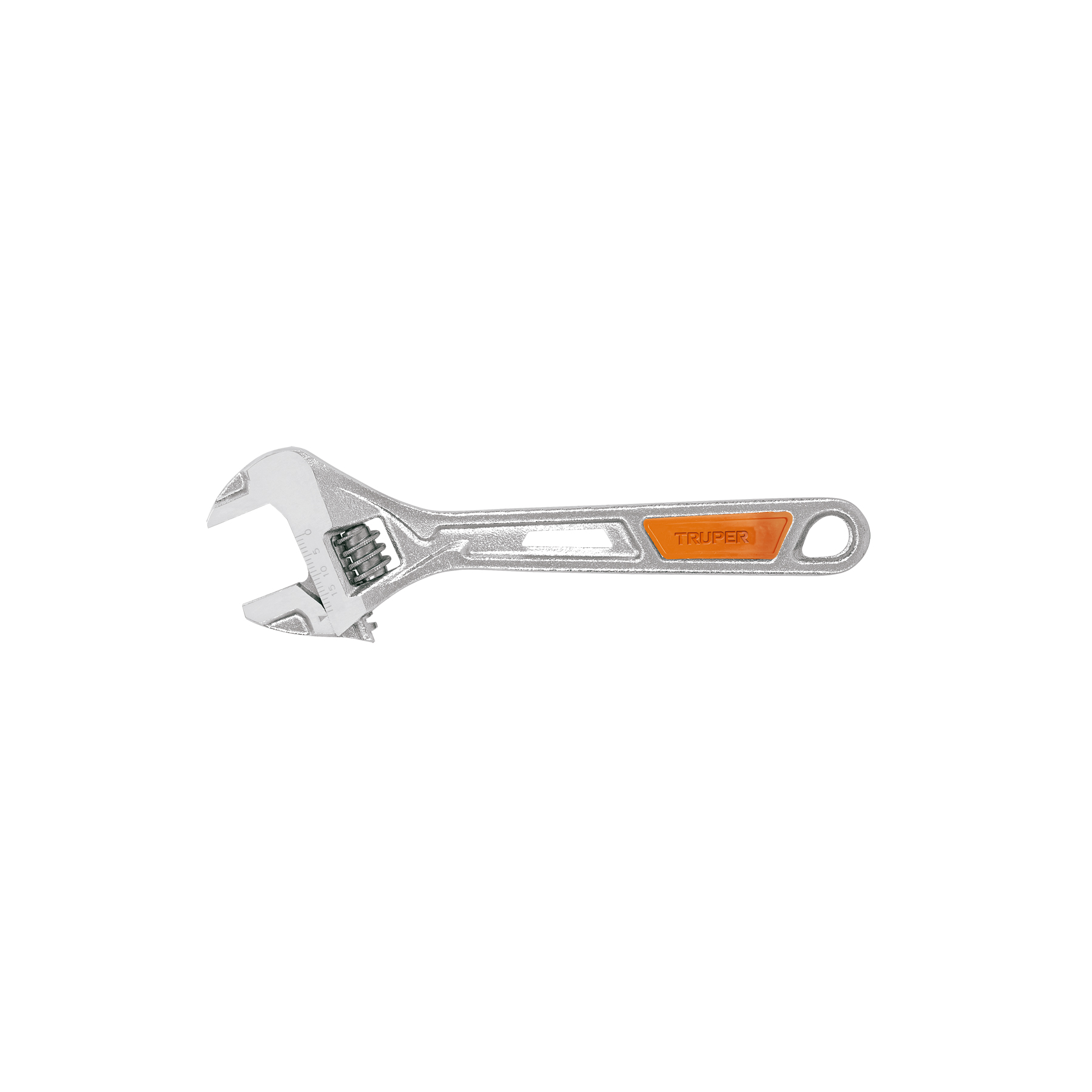 Llave ajustable (perico) 6" cromada, TR TRUPER