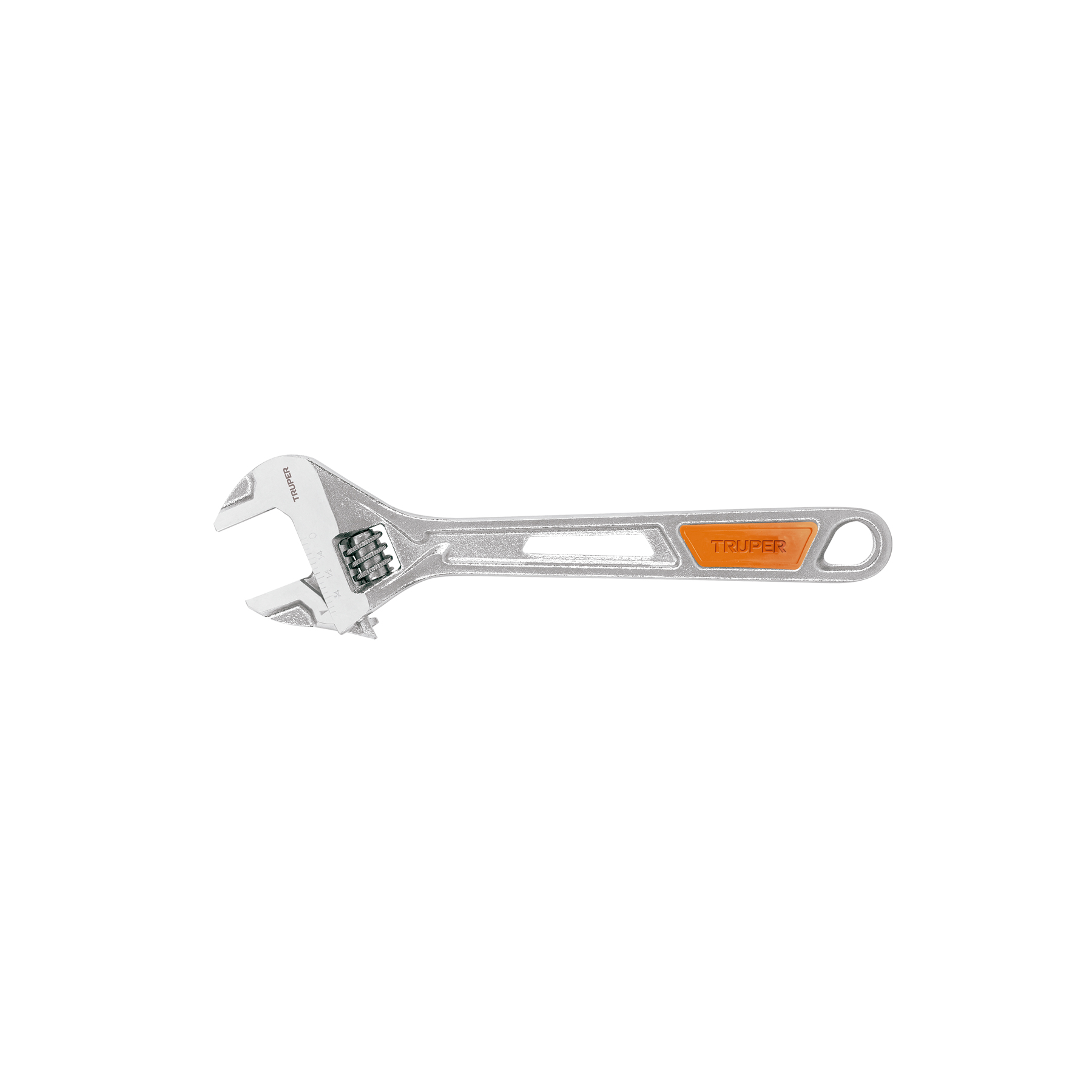 Llave ajustable (perico) 8" cromada, TRUPER TRUPER
