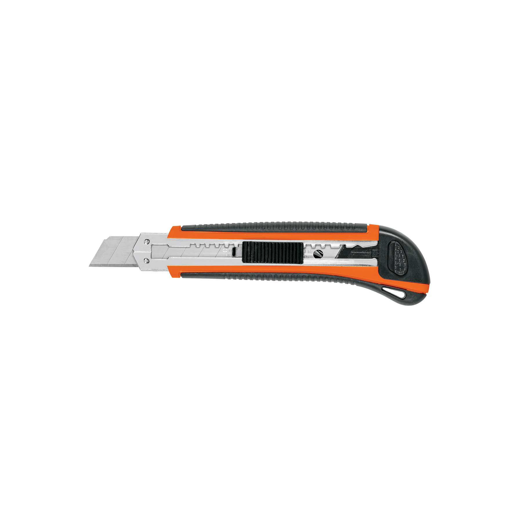 Cutter 18 mm profesional con alma metálica y grip, TRUPER TRUPER