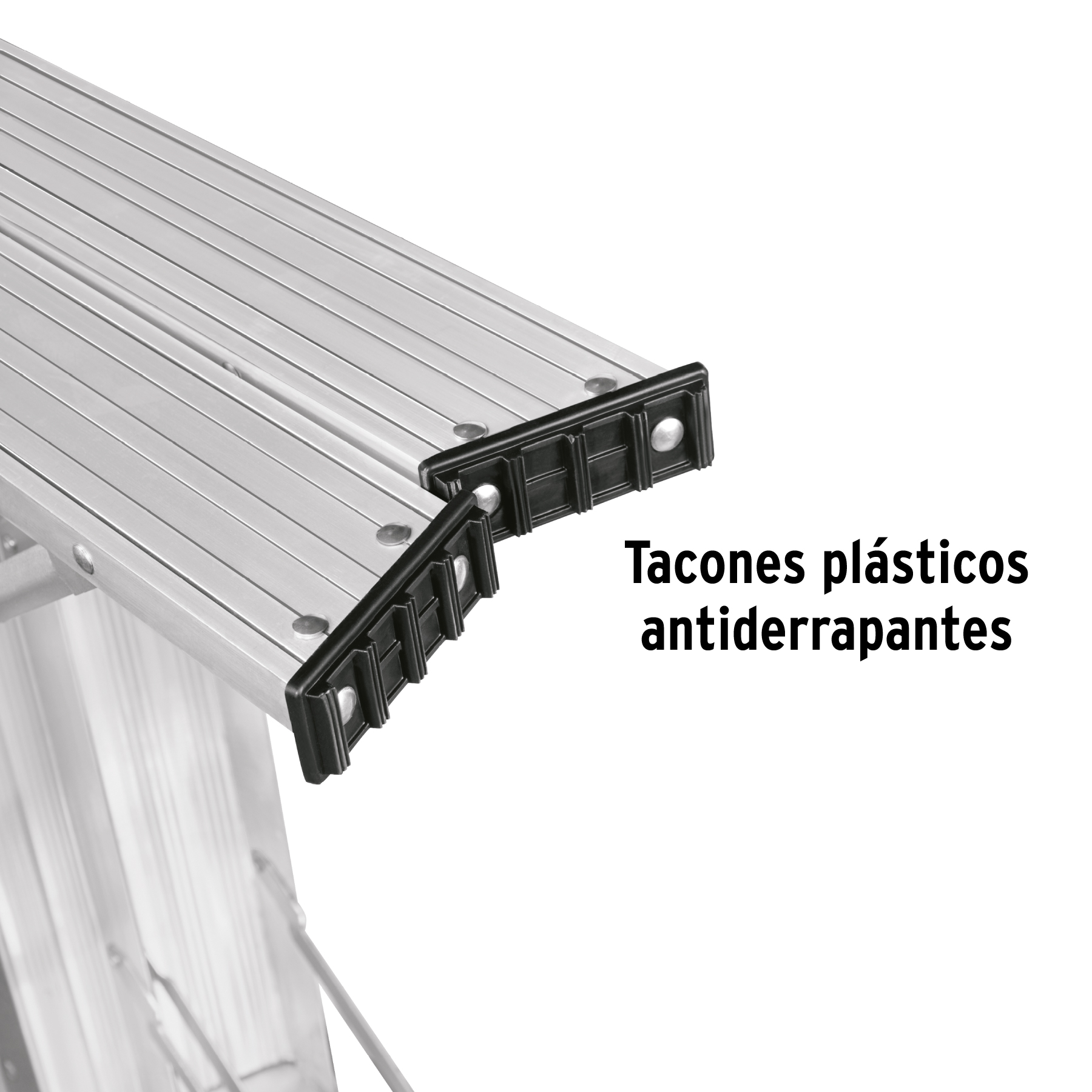Escalera de tijera, tipo III, 6 peldaños y bandeja, TRUPER TRUPER