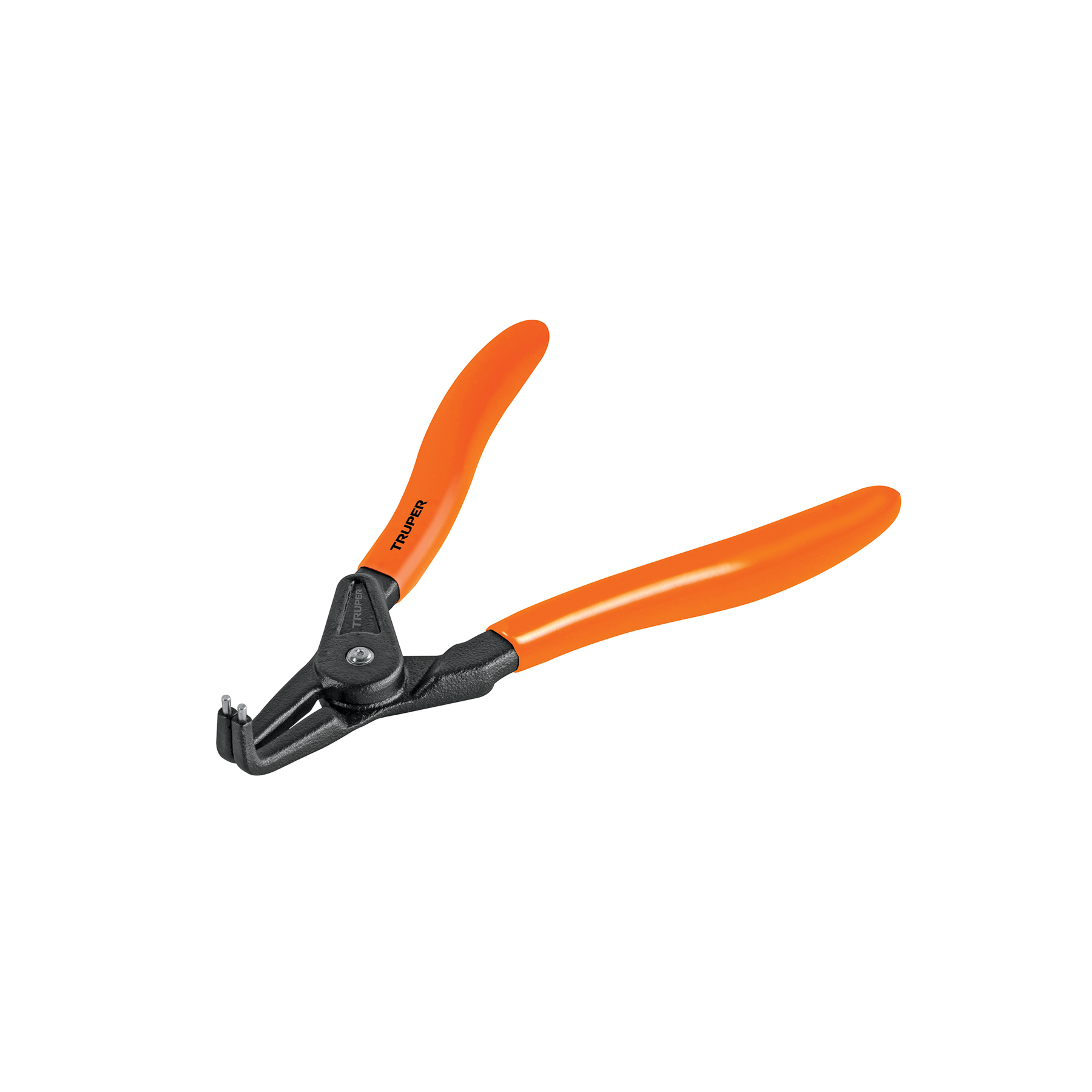Pinza para abrir anillos de retención 7", punta 90°, TRUPER TRUPER