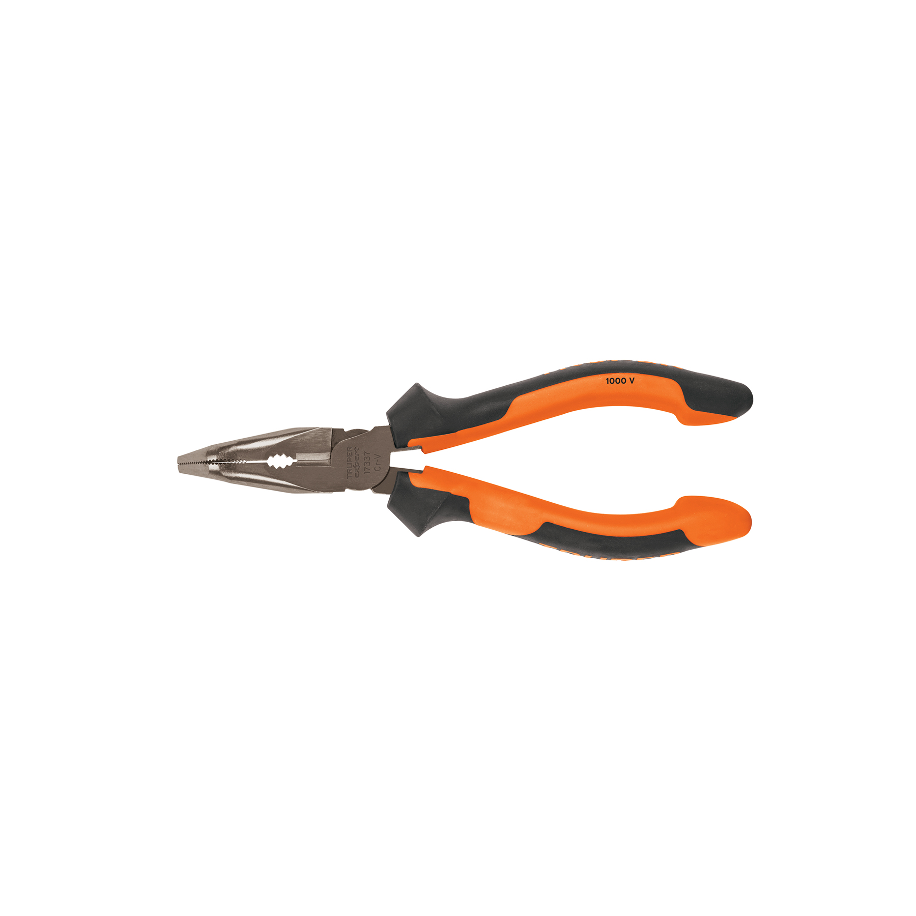 Pinza punta curva 6" mango Comfort Grip, TRUPER EXPERT TRUPER