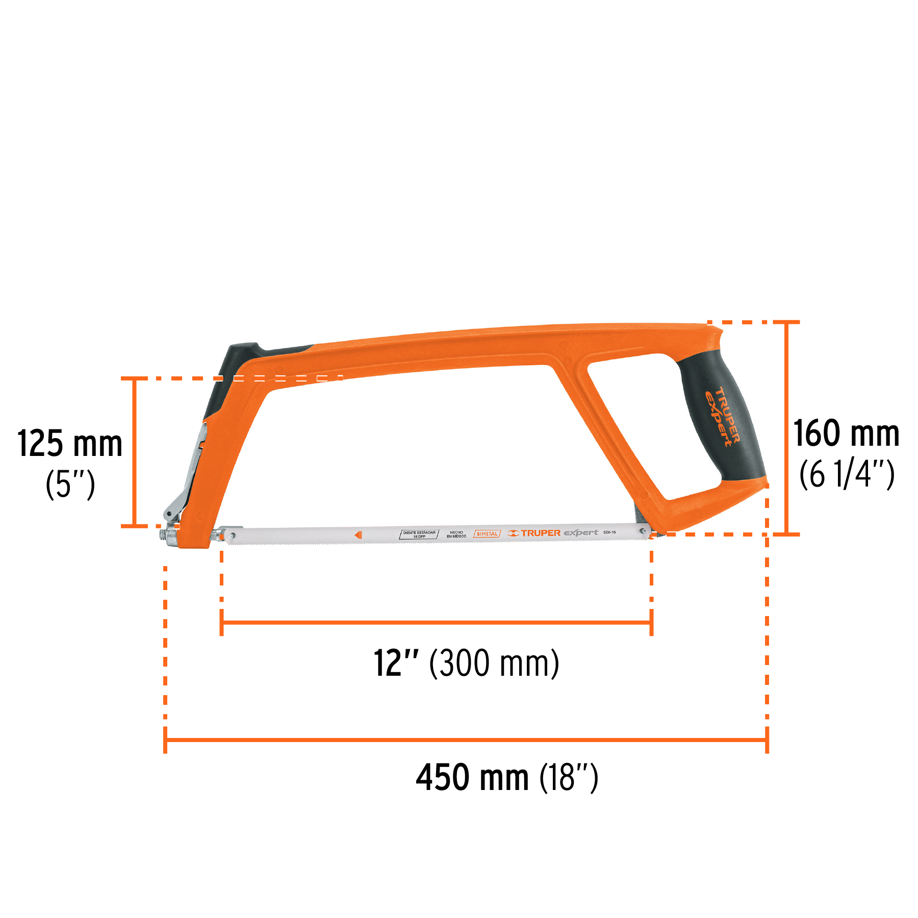 Arco 12" profesional extra pesado de 1 kg, TRUPER EXPERT TRUPER