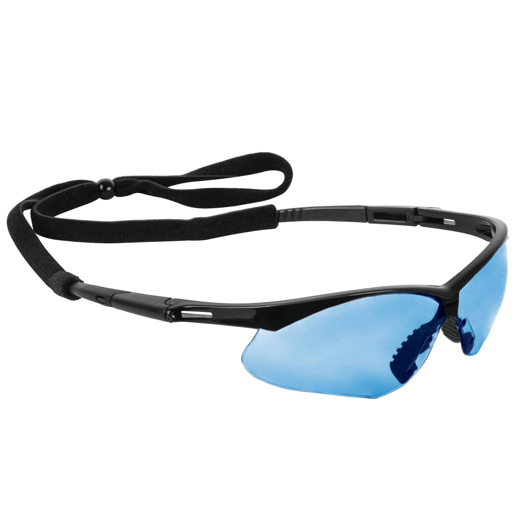 Lentes seguridad azul antiempaño, cordón ajustable, SPORT TRUPER