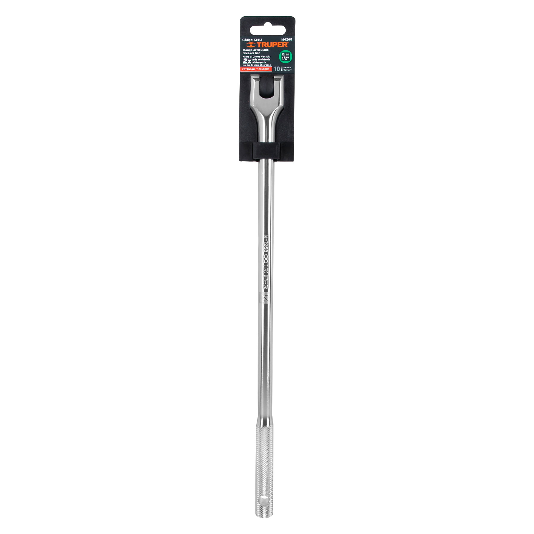 Mango articulado con cuadro de 1/2", largo 17", TRUPER TRUPER