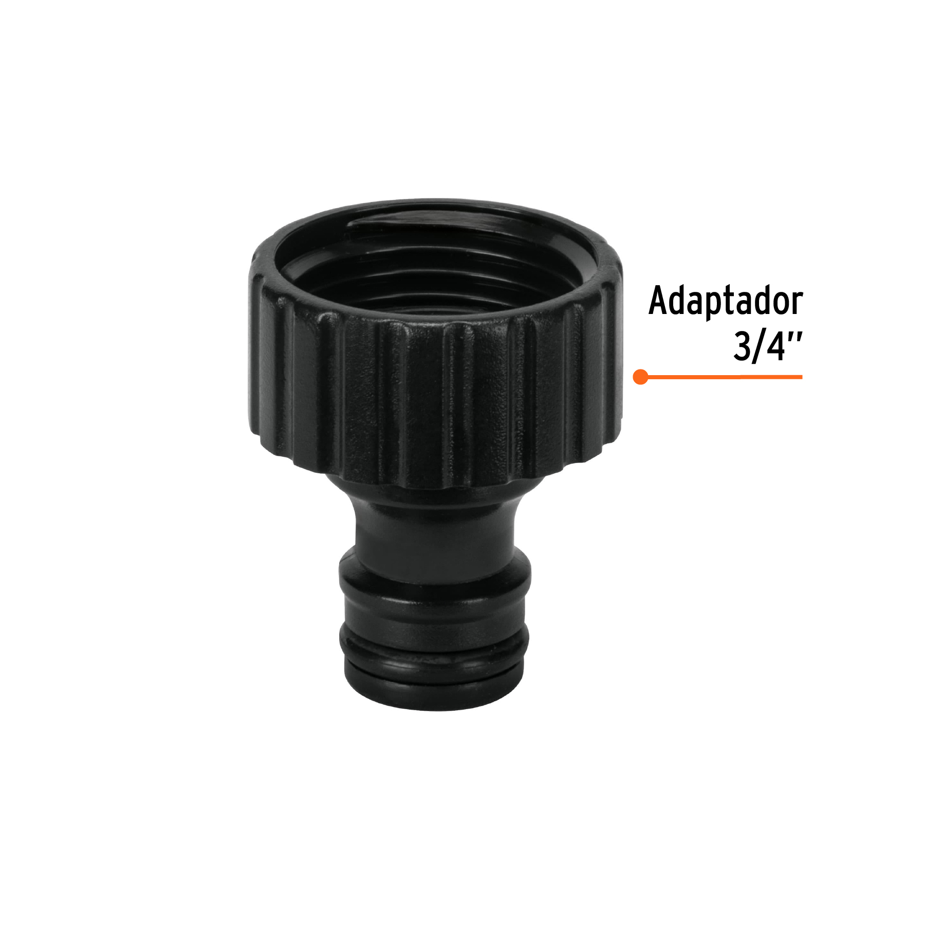 Conector 3/4" rápido hembra de ABS, sistema click, TRUPER TRUPER