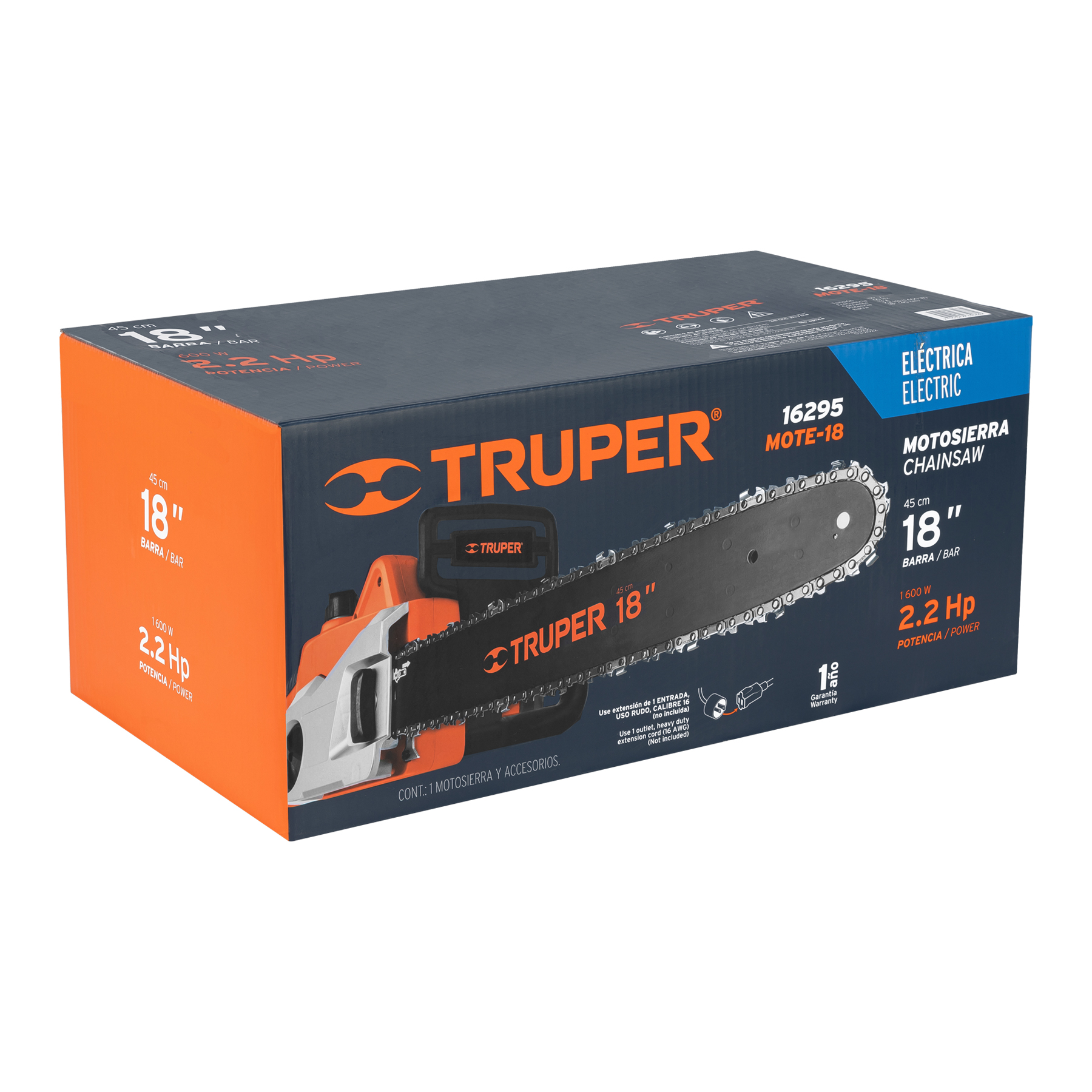CADENA P/MOTOSIERRA ELECTRICA 18" MOTE-18 TRUPER 35730 TRUPER
