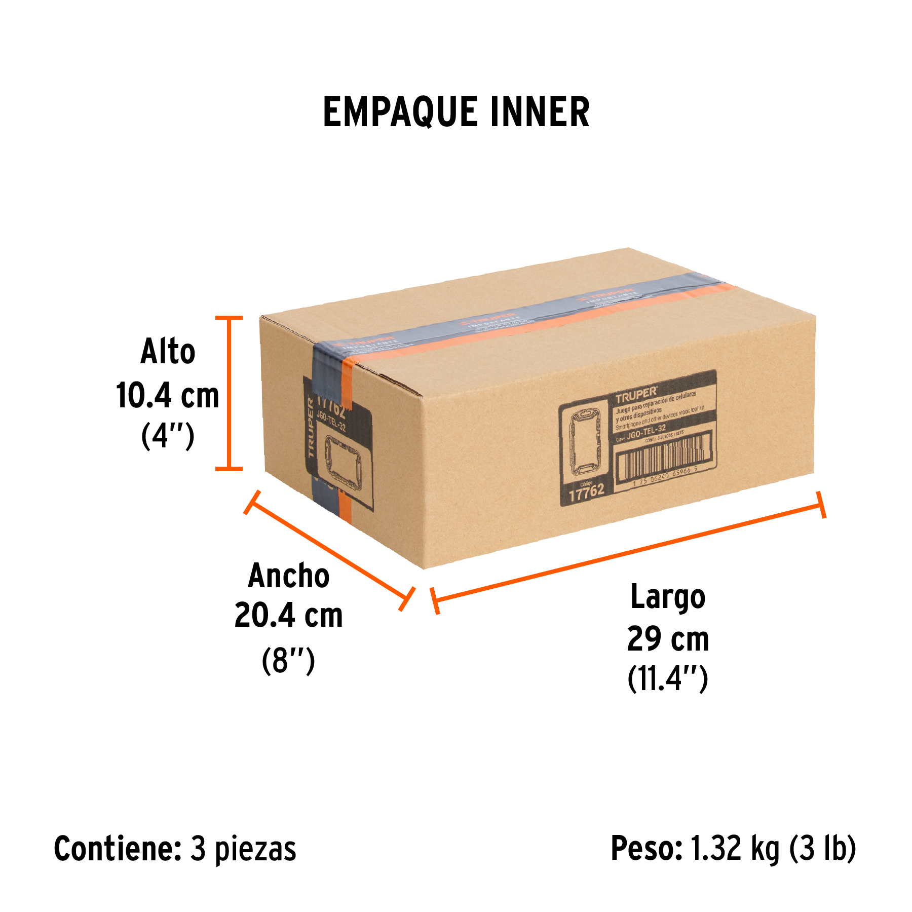 Juego de 32 piezas para reparación de electrónica, TRUPER TRUPER