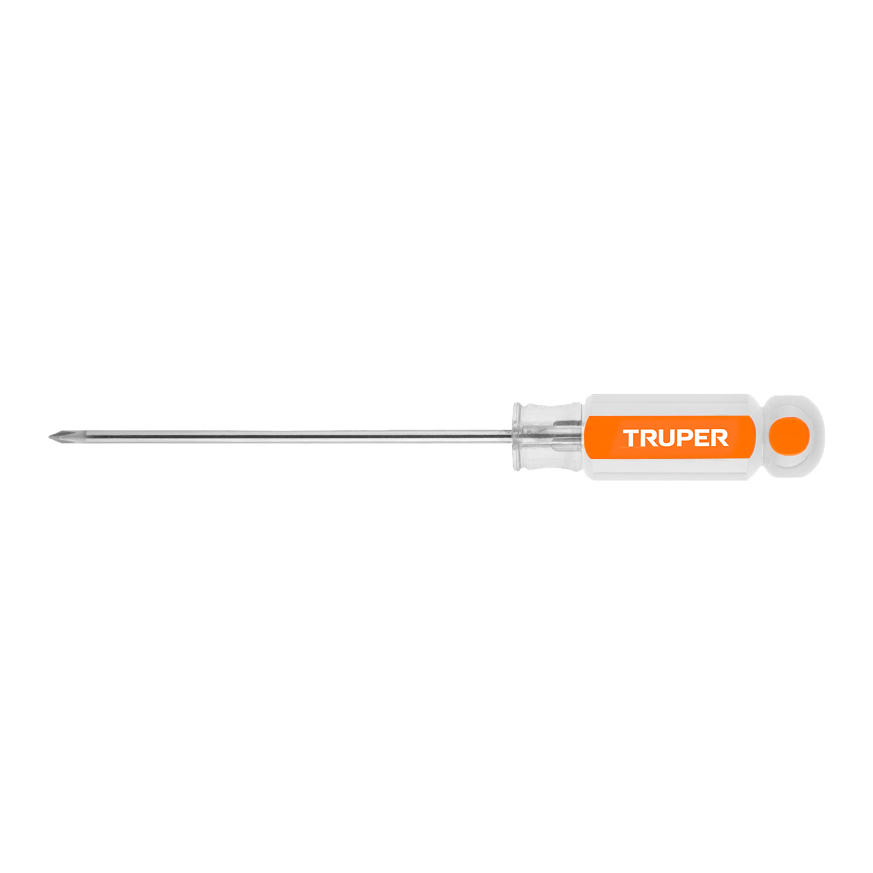 Desarmador de cruz 1/8" x 4" mango de acetato, TRUPER TRUPER