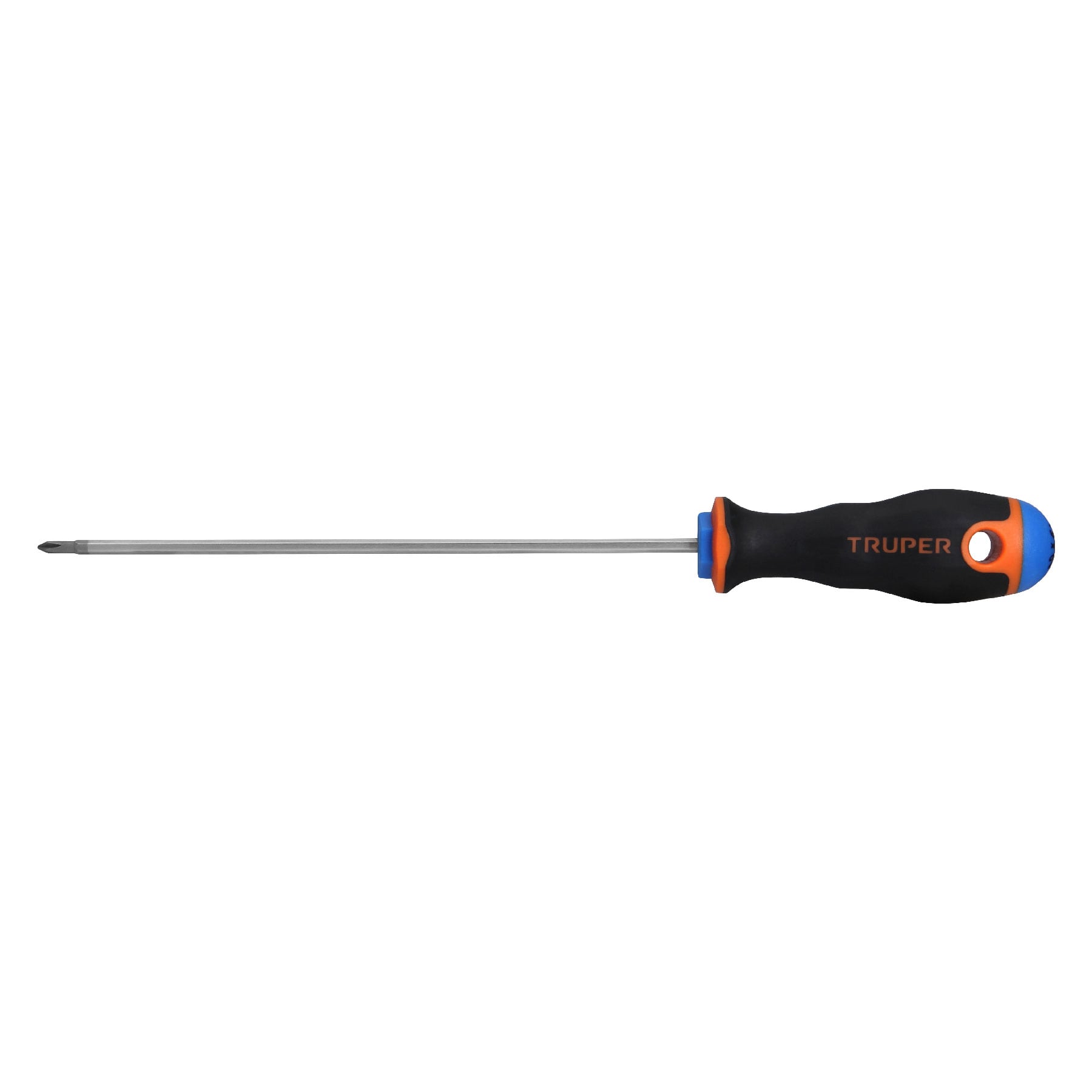 Desarmador de cruz 1/8" x 6" mango Comfort Grip, TRUPER TRUPER