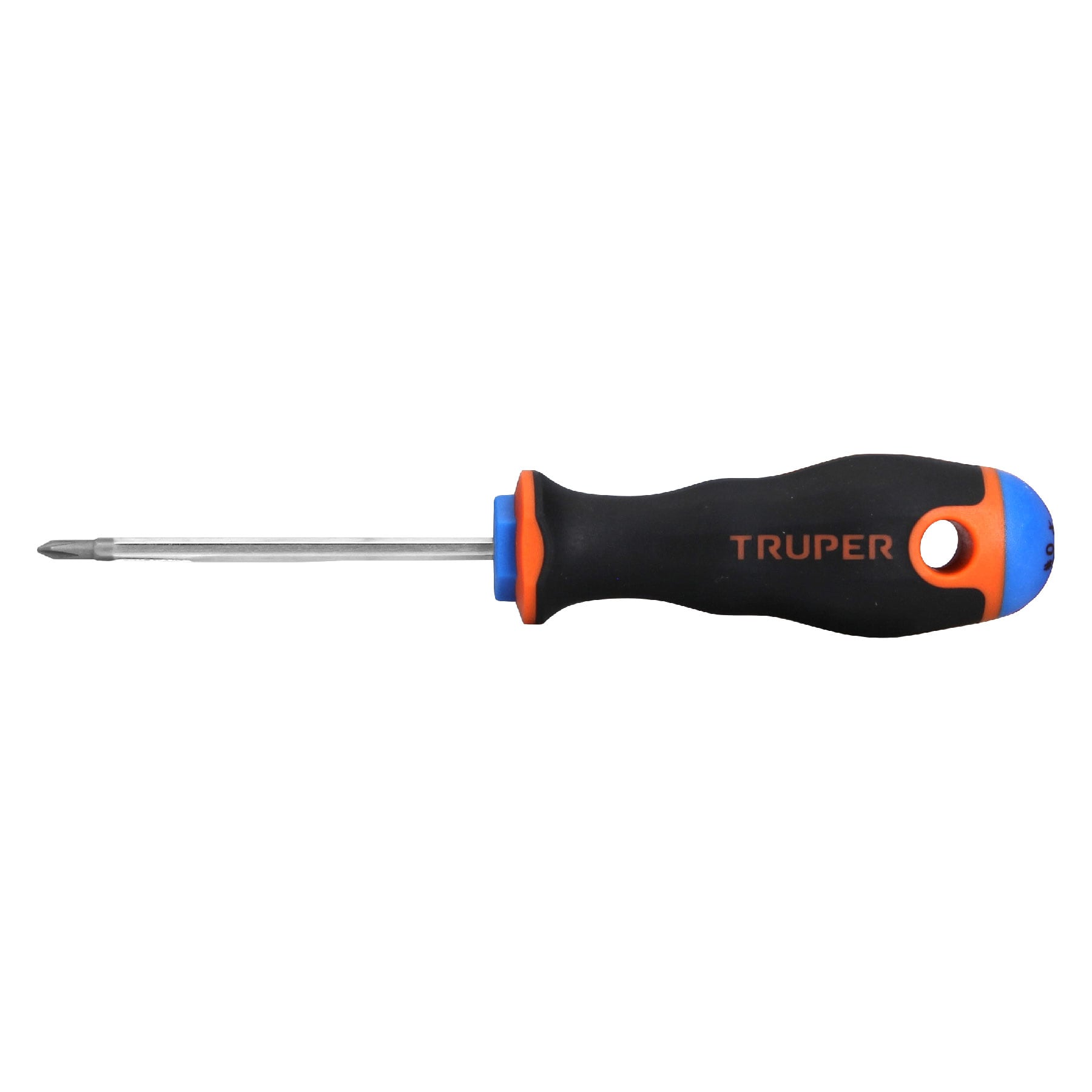 Desarmador de cruz 1/8" x 2-1/2" mango Comfort Grip, TRUPER TRUPER