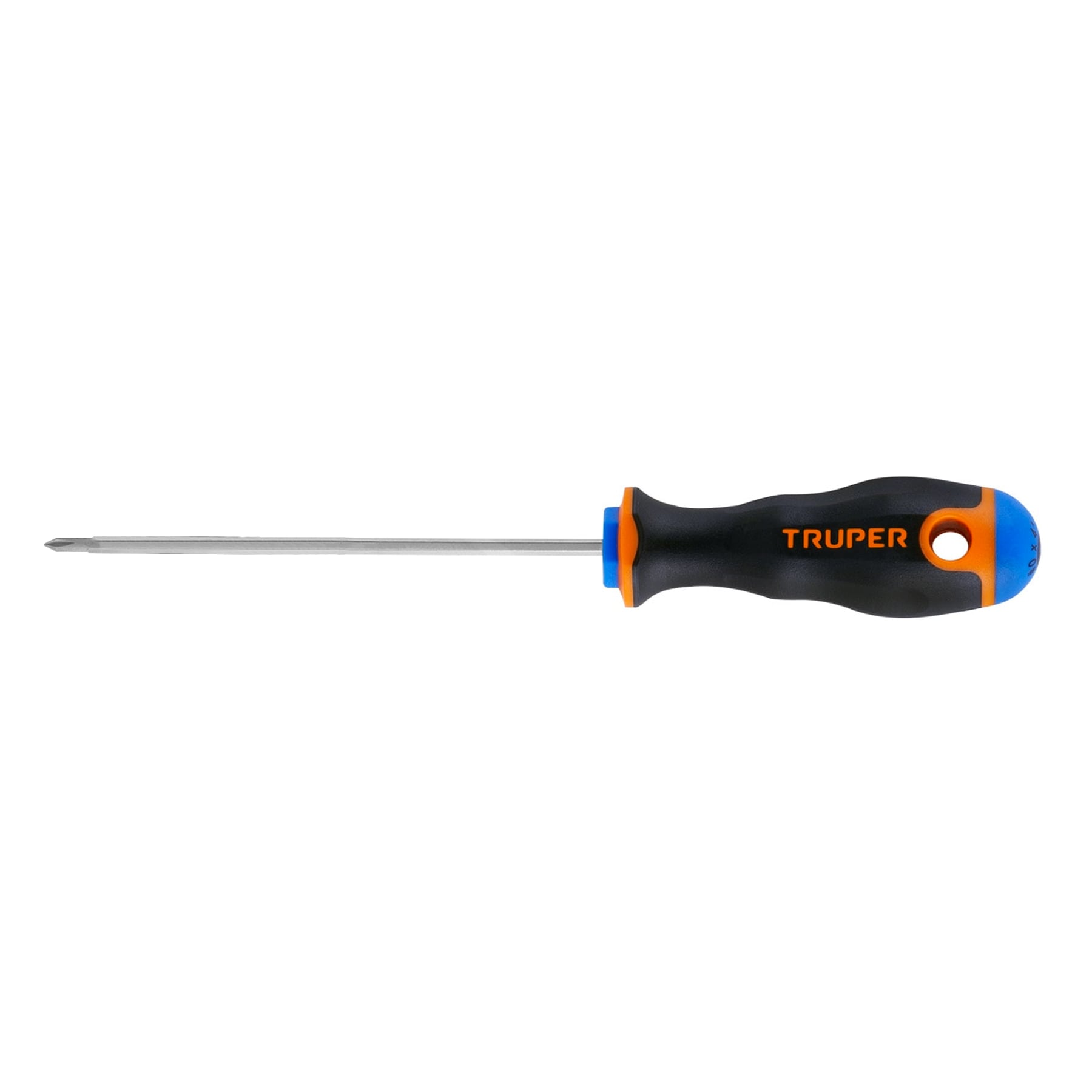 Desarmador de cruz 1/8" x 4" mango Comfort Grip, TRUPER TRUPER