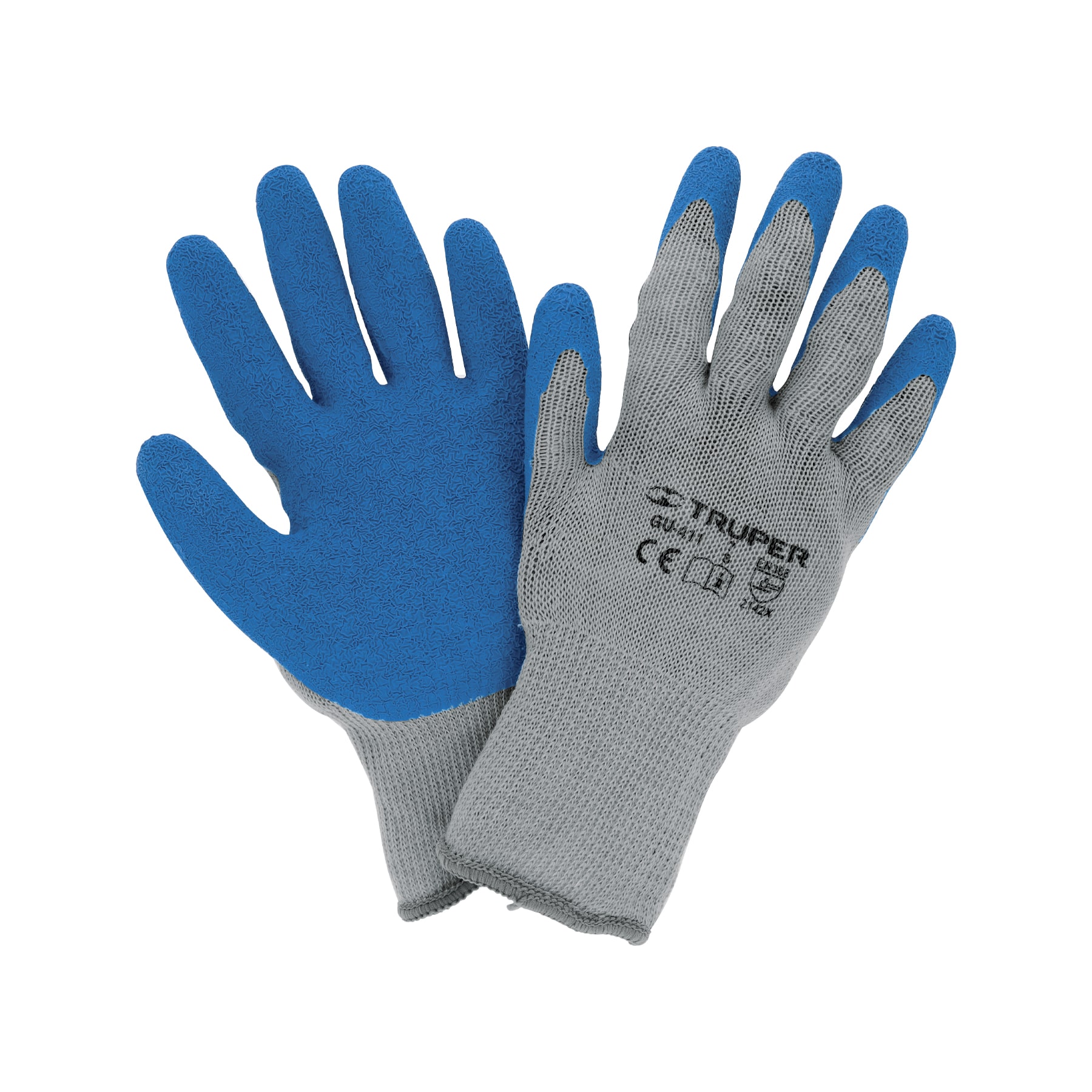 Guantes de poliéster recubiertos de látex, CH, TRUPER TRUPER