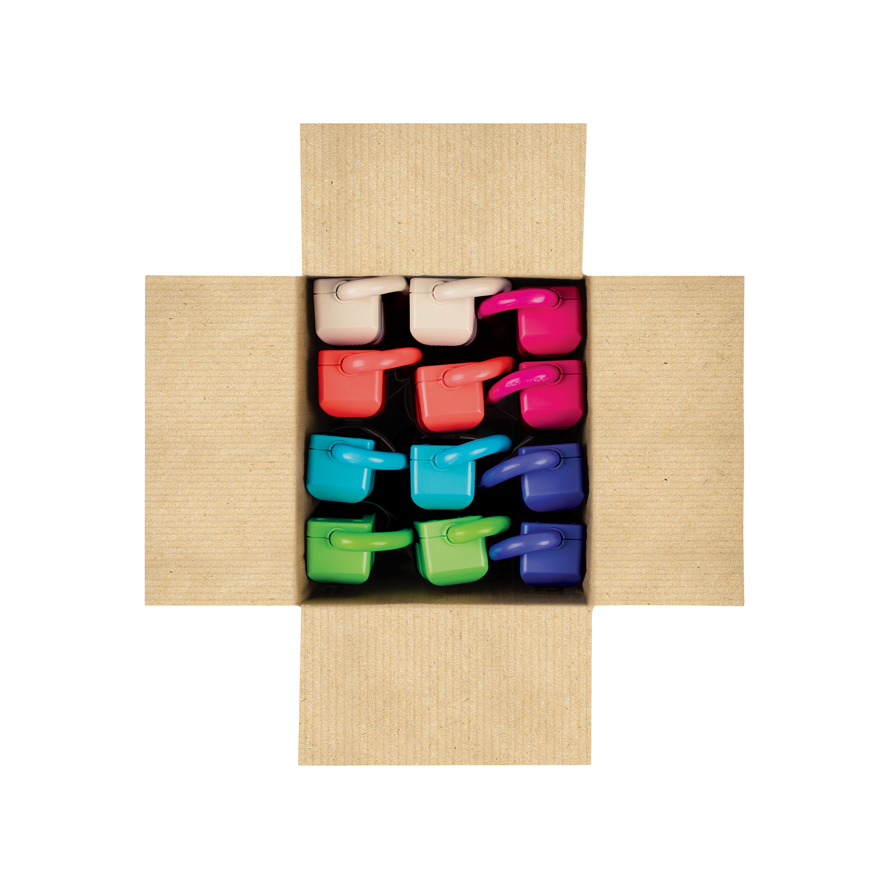 Multicontacto 16 AWG doméstico 6 entradas, colores a granel TRUPER
