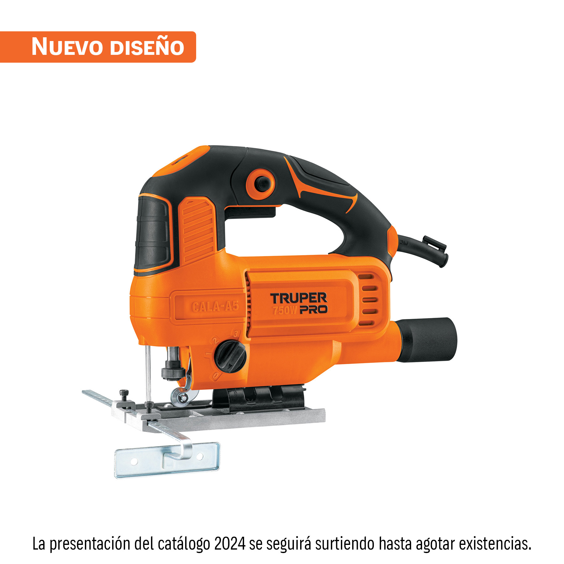 Sierra caladora de velocidad variable de 750 W, TRUPER PRO TRUPER