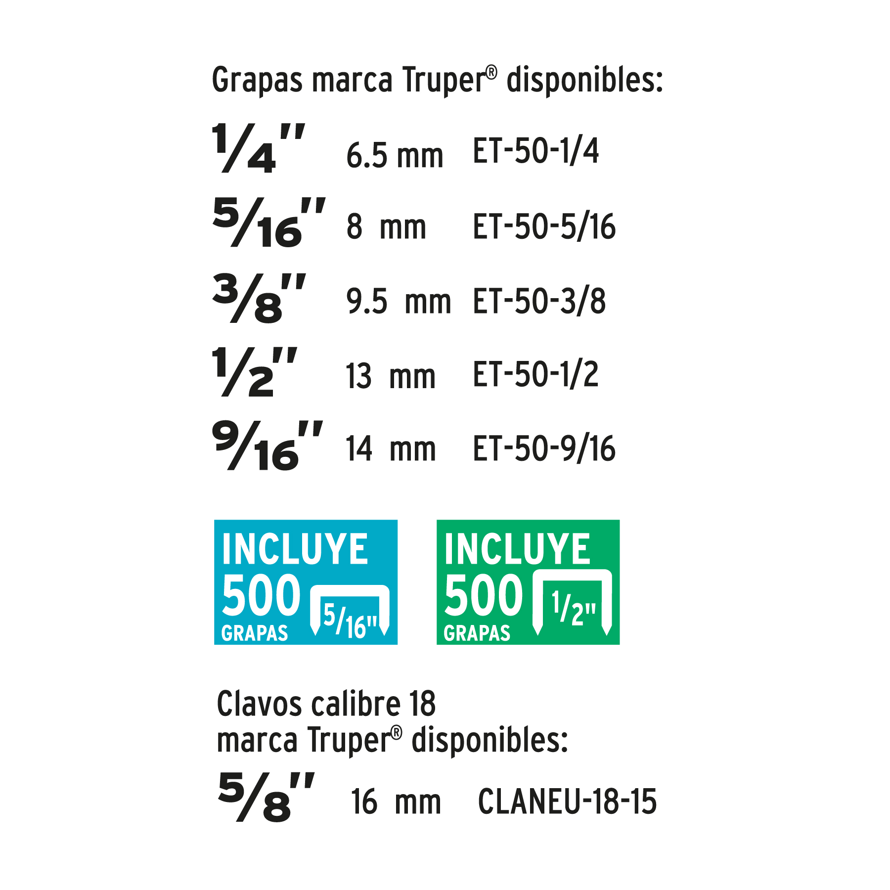 Engrapadora / clavadora tipo pistola, TRUPER TRUPER