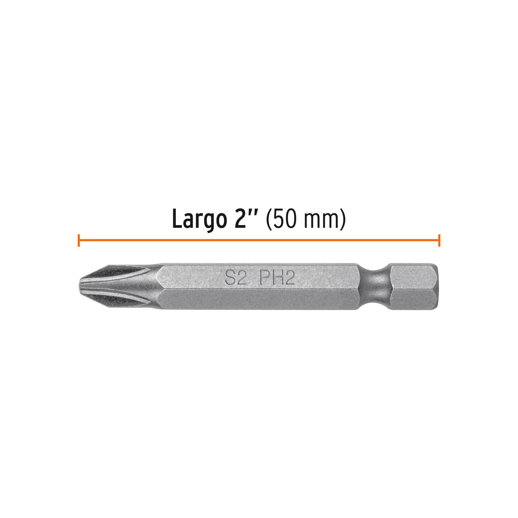Estuche con 15 puntas de cruz PH2 largo 2", TRUPER EXPERT TRUPER
