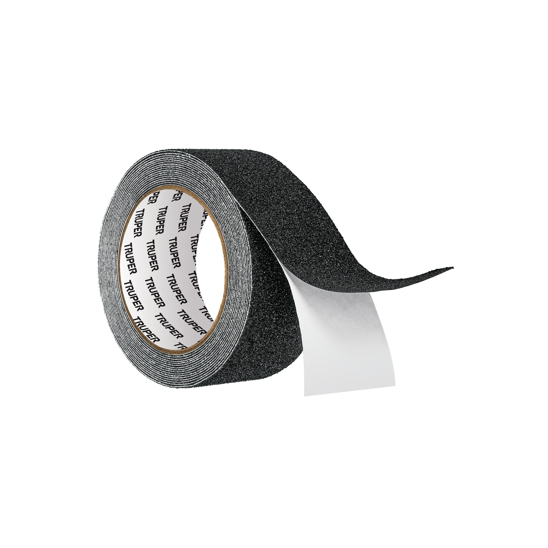 Rollo de 5 m de cinta antiderrapante negra 50mm con abrasivo TRUPER