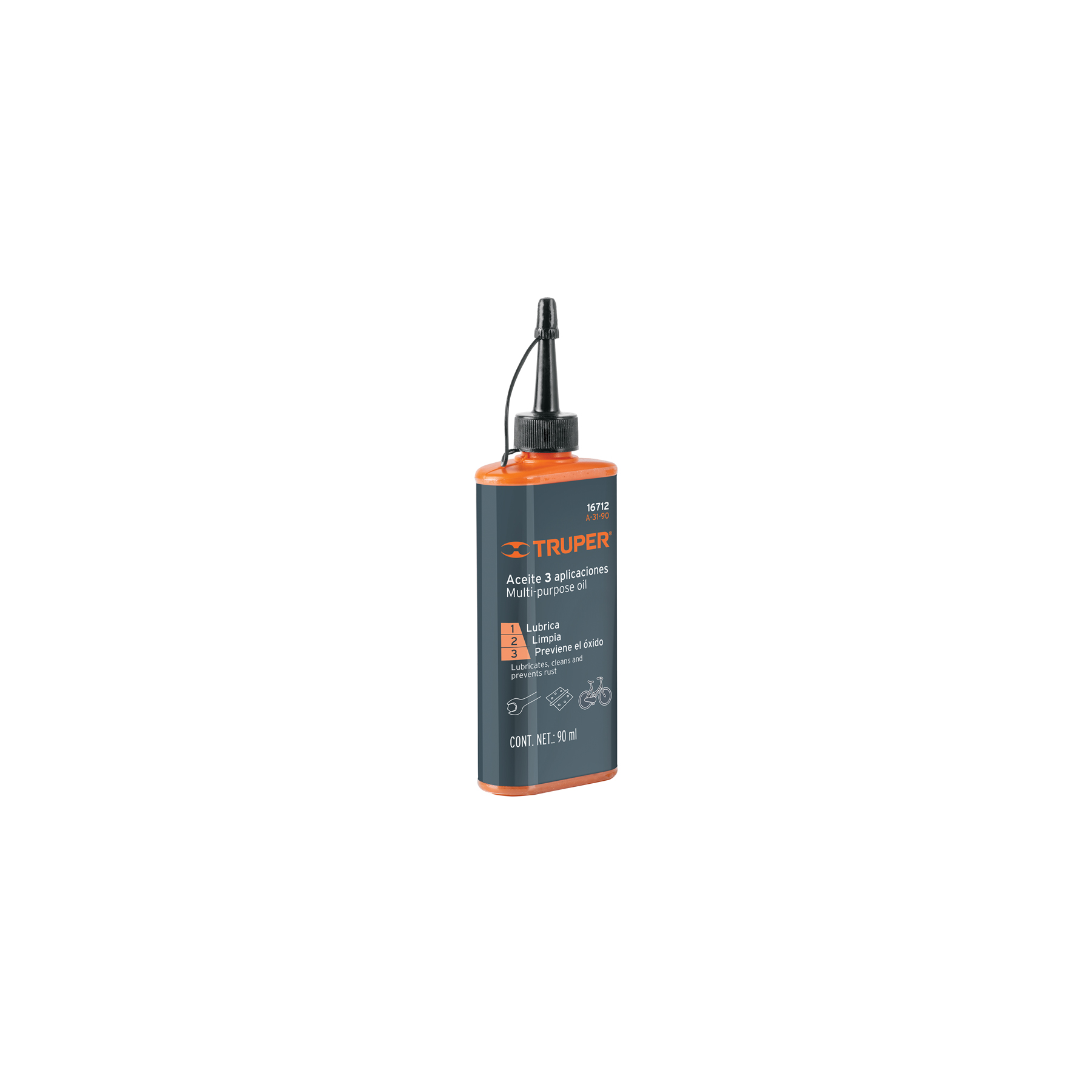 Aceite multiusos, 90ml (3oz), TRUPER TRUPER