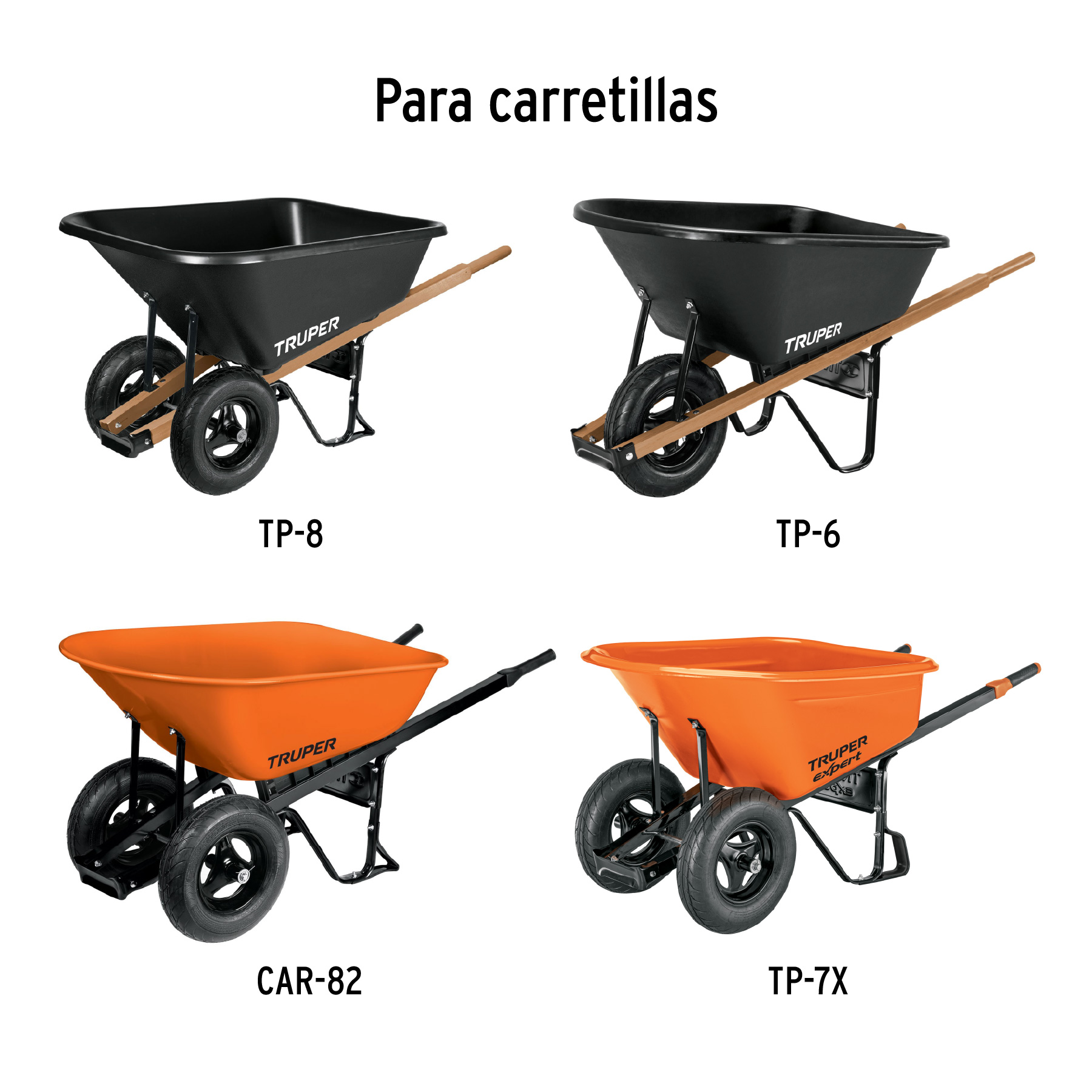 Cámara para llanta de 16", para carretilla TRUPER TRUPER
