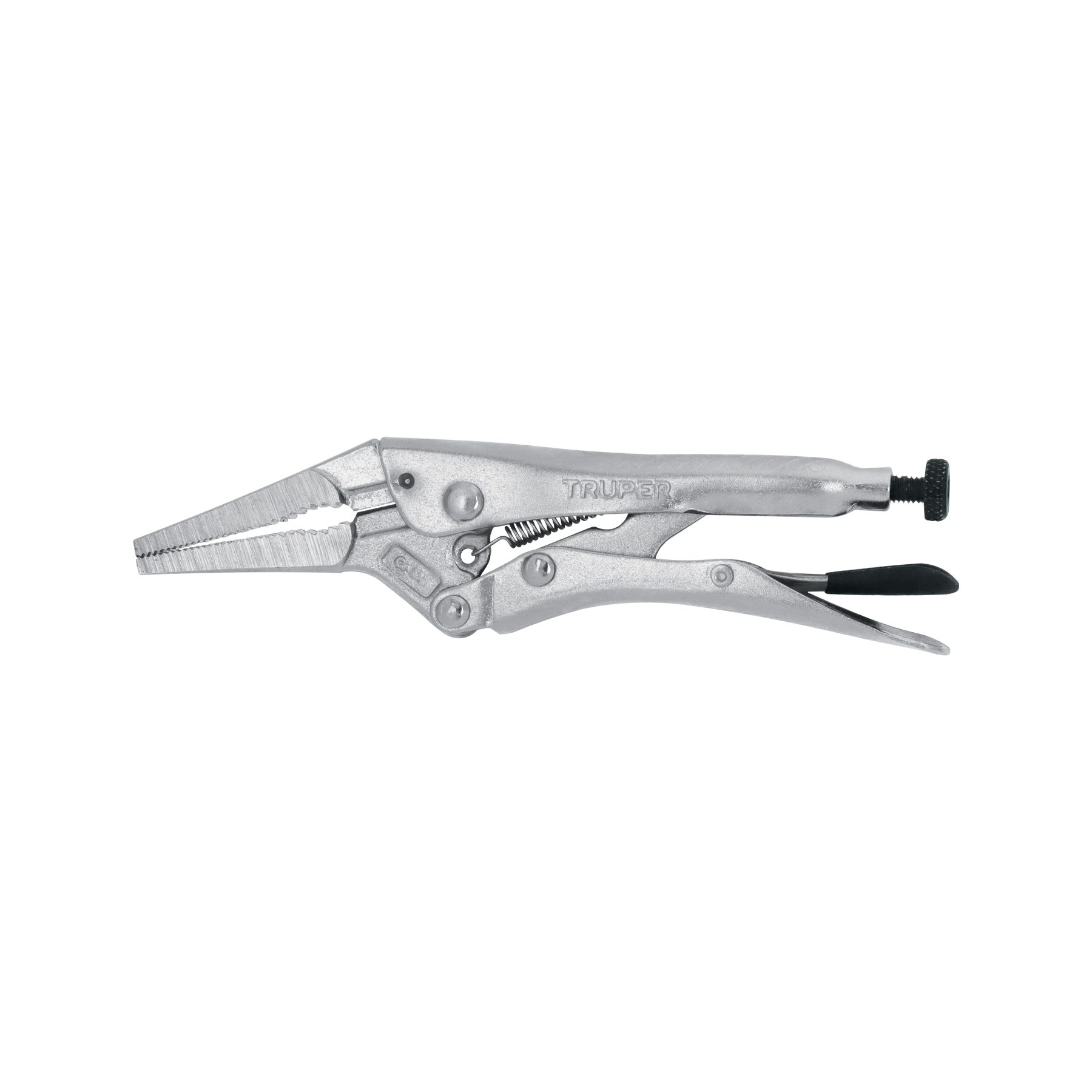 Pinza de presión 6", punta larga, TRUPER TRUPER