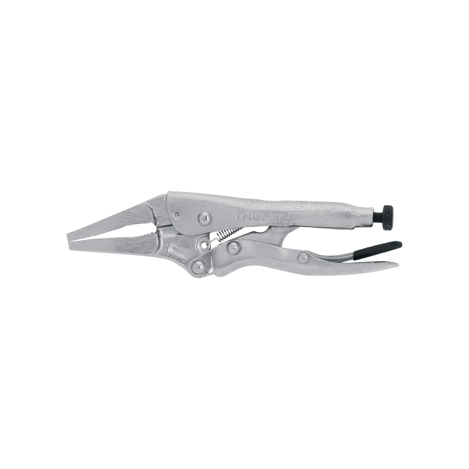 Pinza de presión 4", punta larga, TRUPER TRUPER