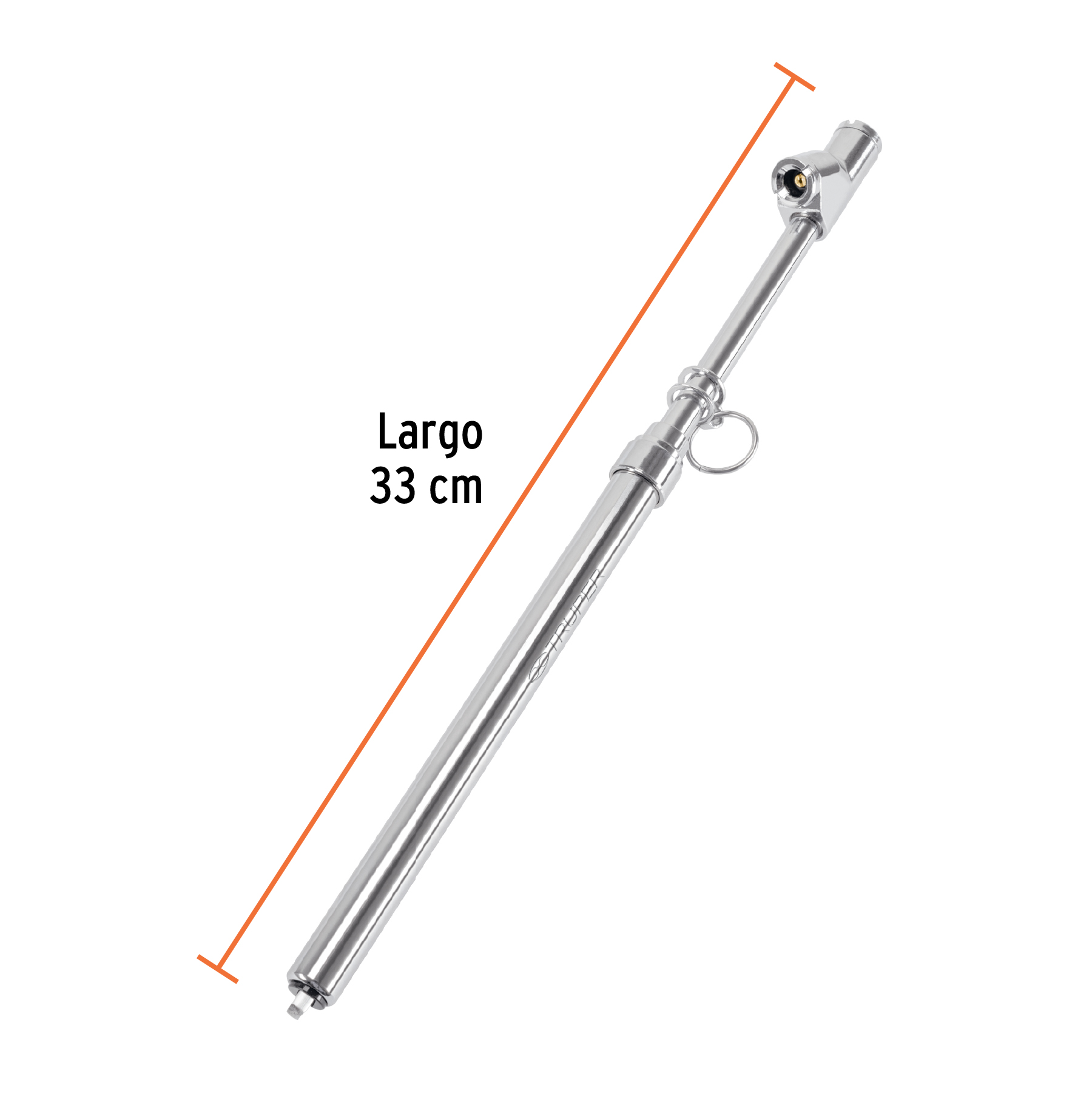 Calibrador de presión 200 psi cabeza doble, uso rudo, TRUPER TRUPER