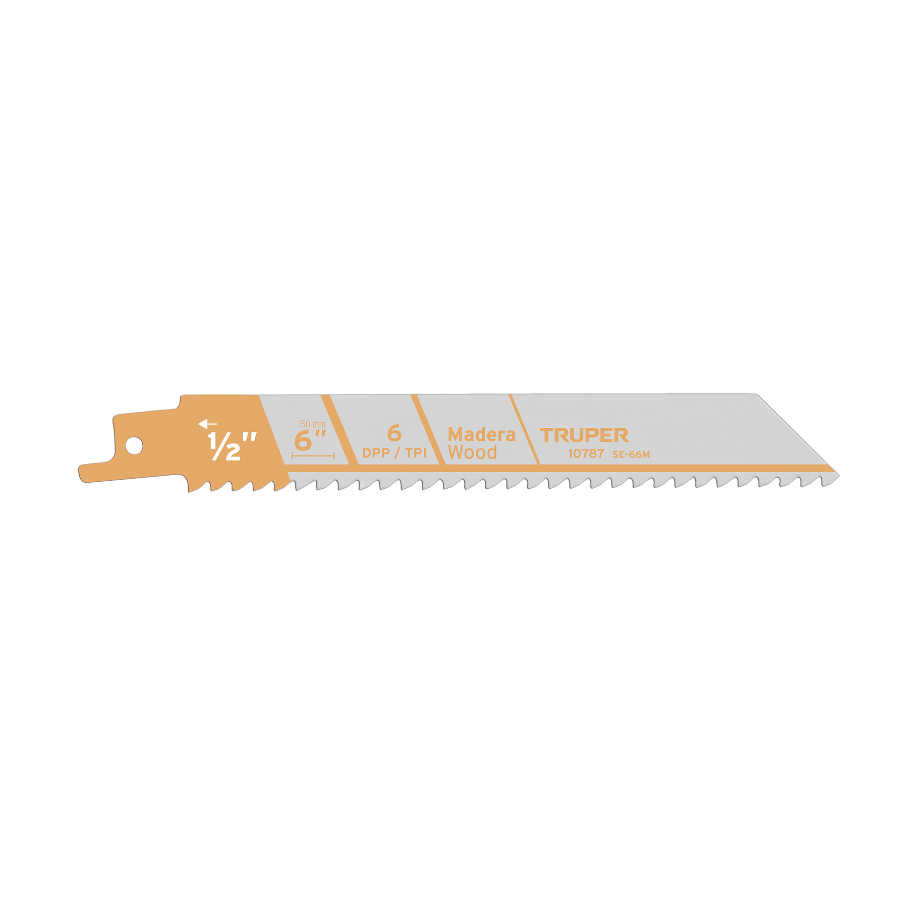 Blíster con 2 seguetas sierra sable 6" 6 DPP para madera TRUPER