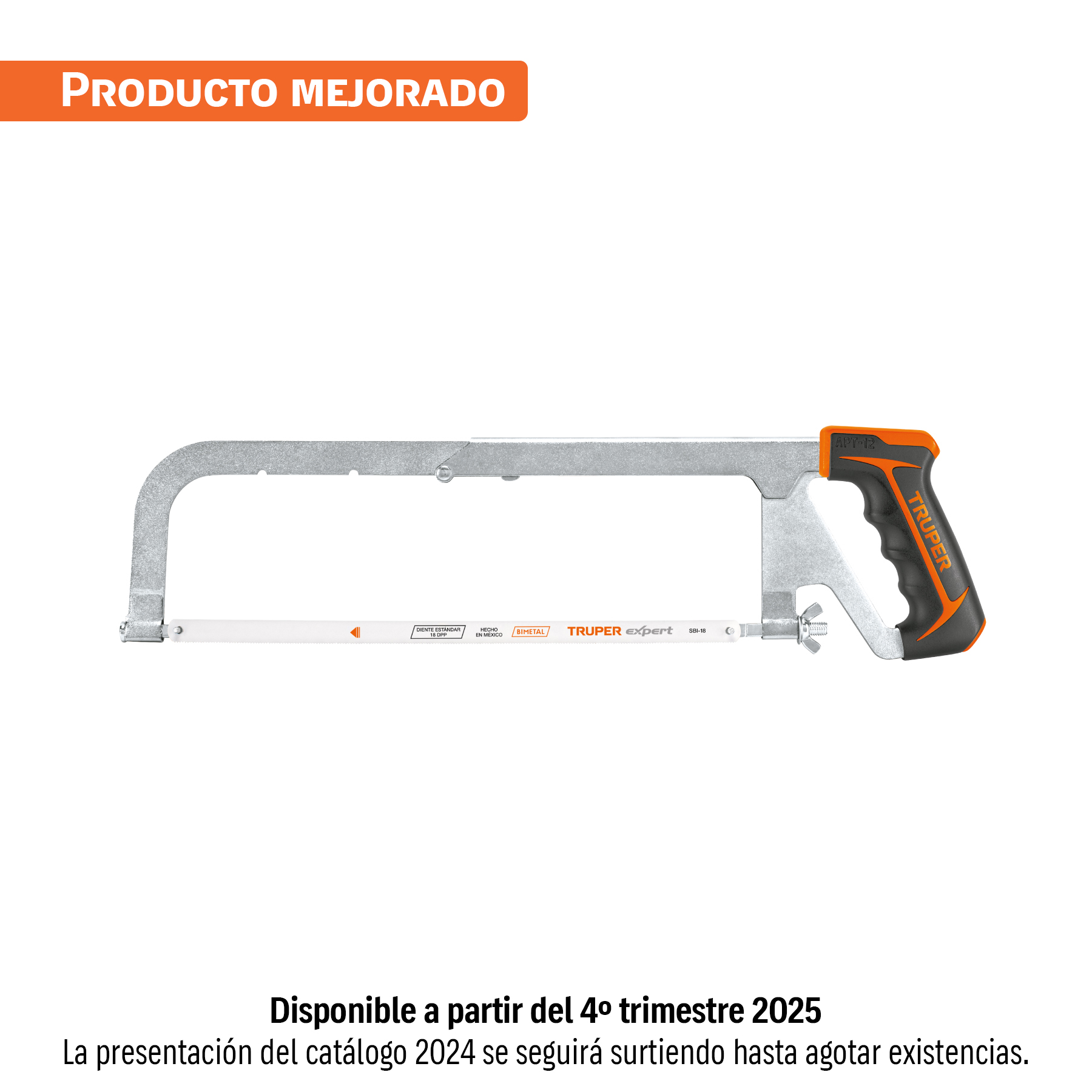 Arco 12" profesional ajustable de solera para segueta TRUPER