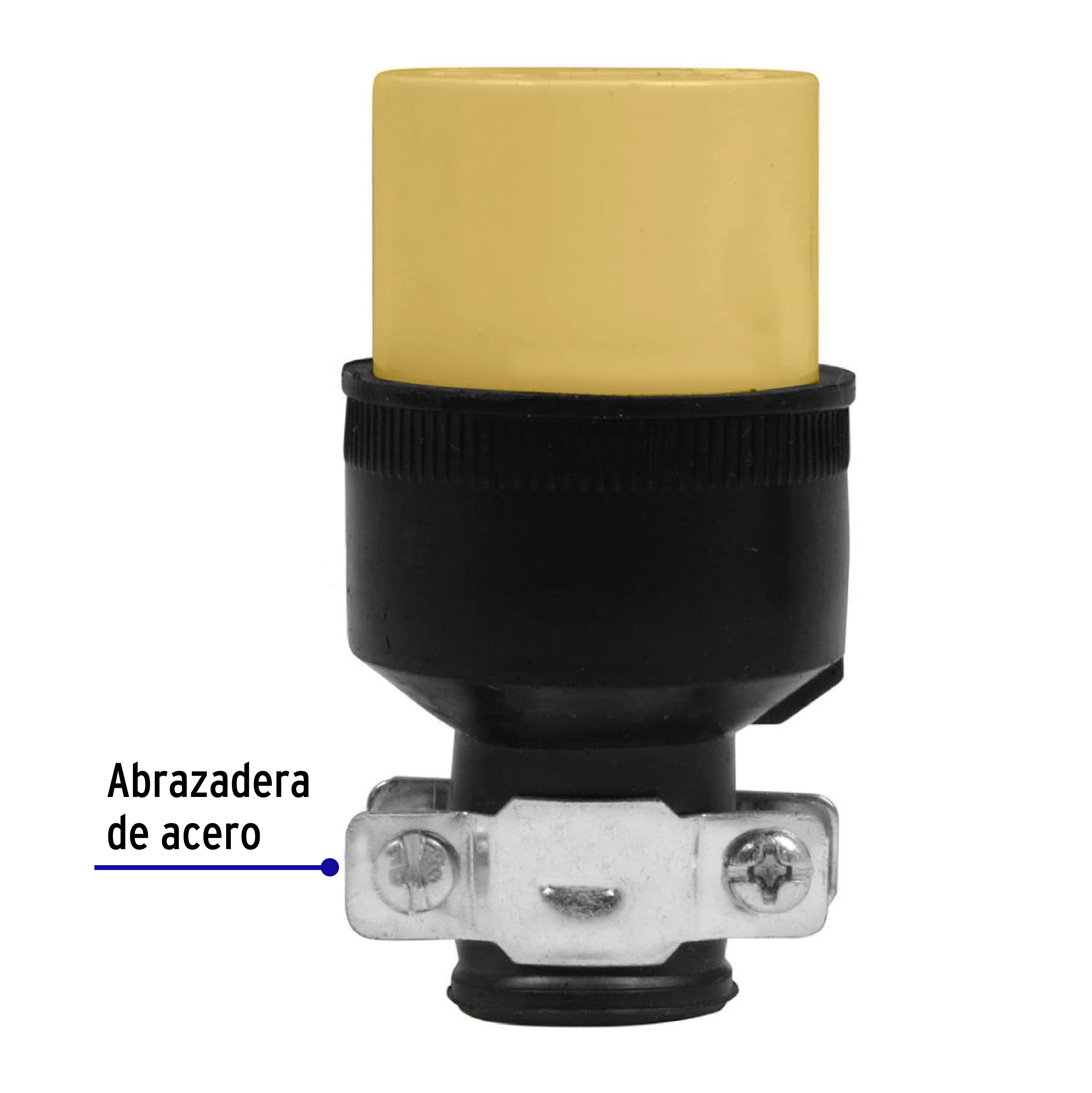 Contacto industrial reforzado aterrizado, 2 polos+tierra TRUPER
