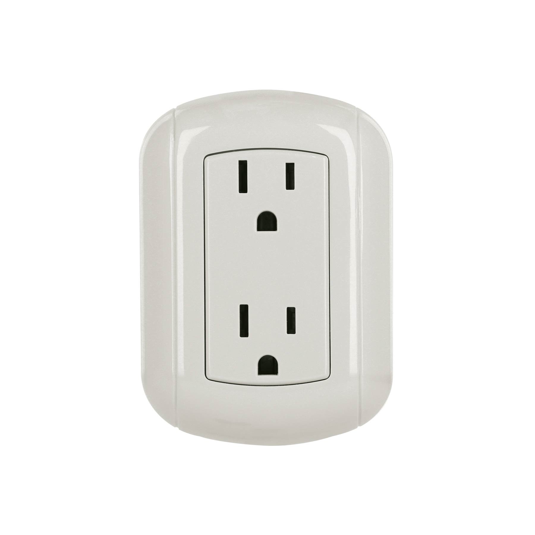 Contacto de sobreponer dúplex 2 polos+ tierra, ABS, VOLTECK TRUPER