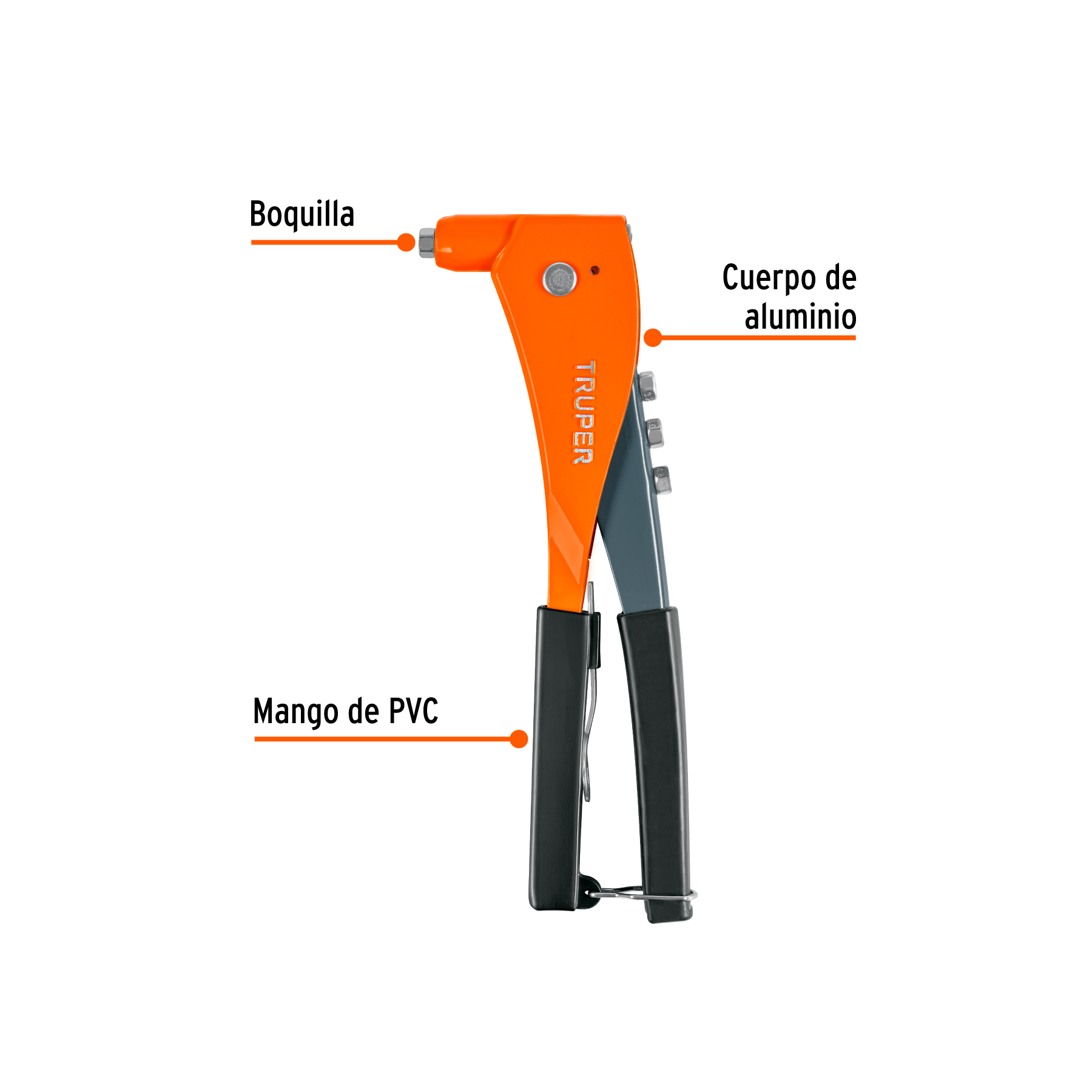 Remachadora profesional 10", TRUPER TRUPER
