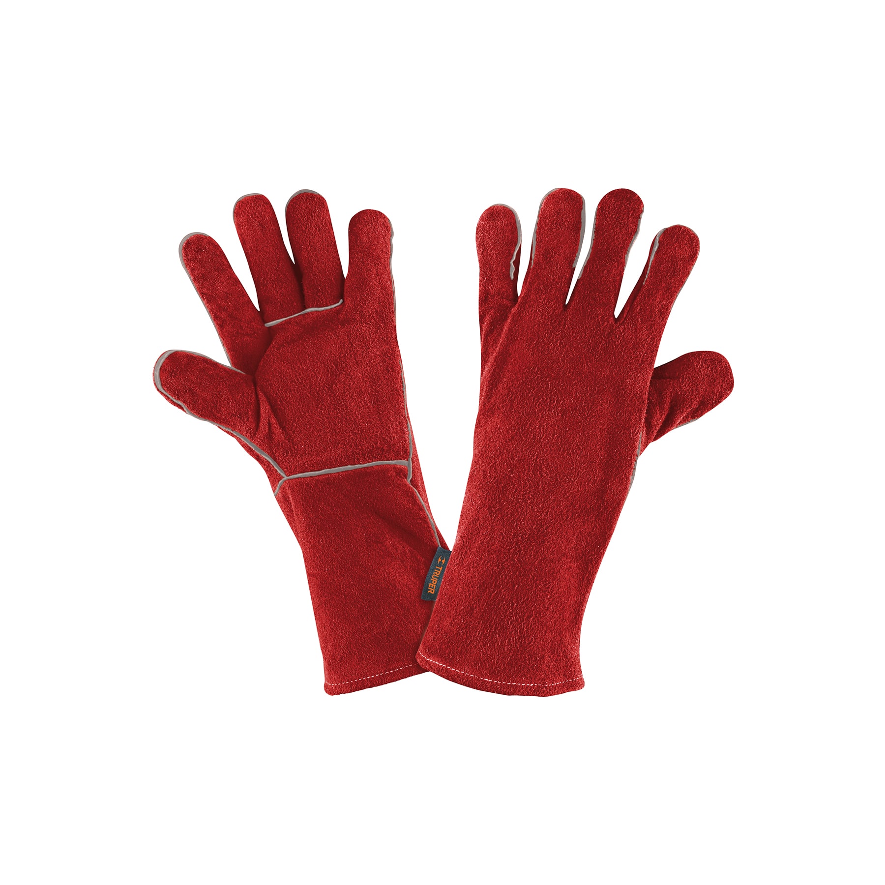 Guantes para soldador, rojos, TRUPER TRUPER