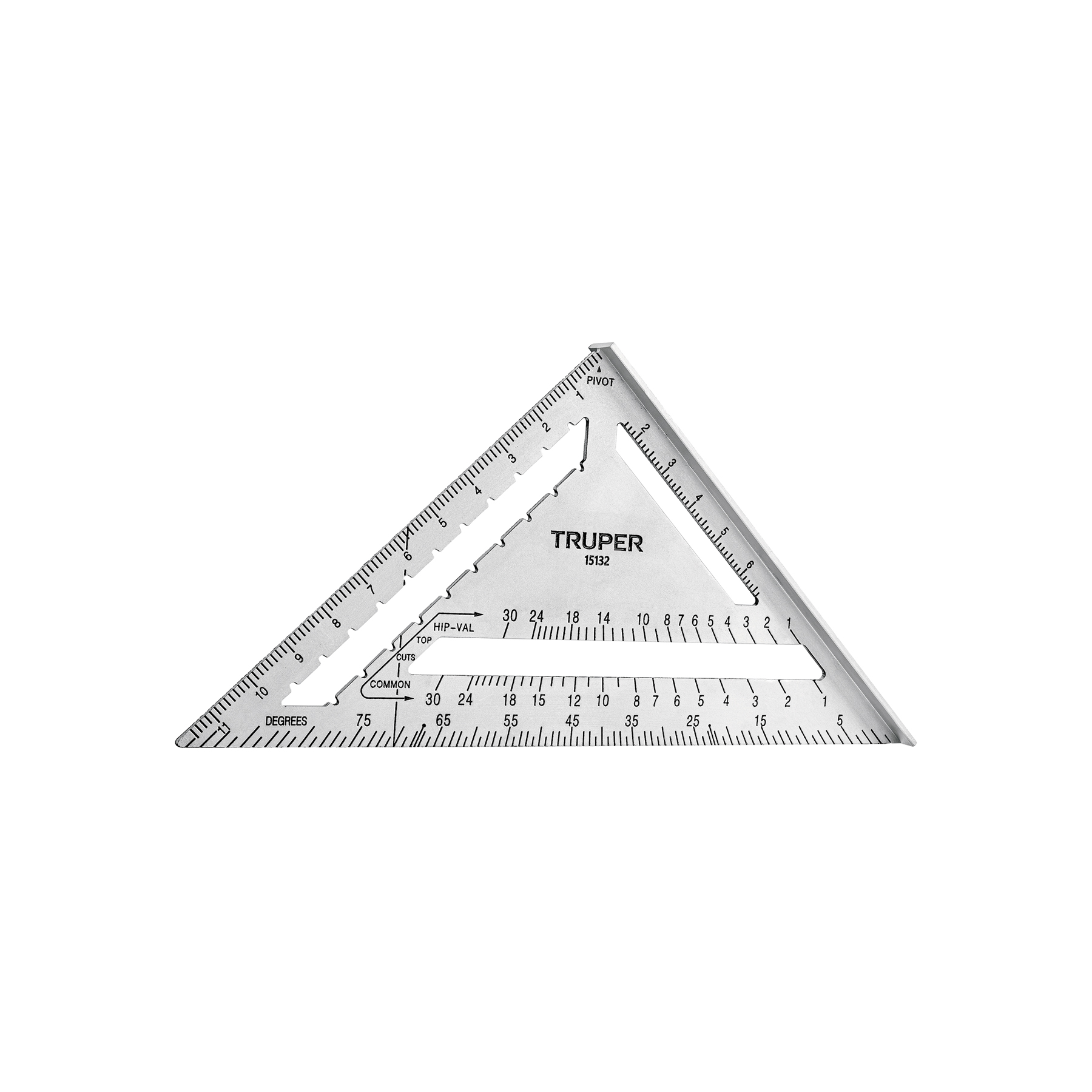 Escuadra 12" de aluminio para muros de yeso, TRUPER TRUPER