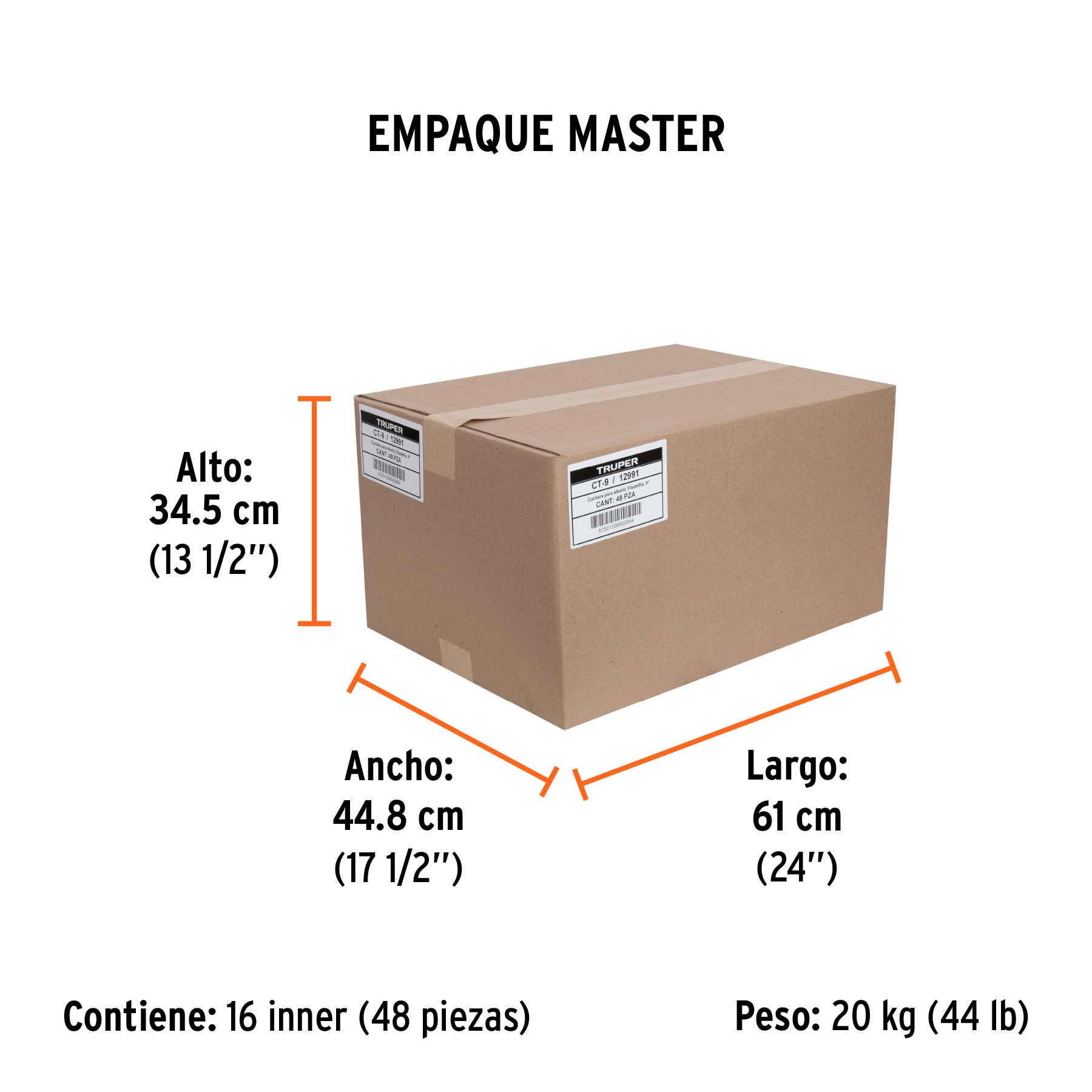 Cuchara para albañil 9" forjada tipo Filadelfia, TRUPER TRUPER