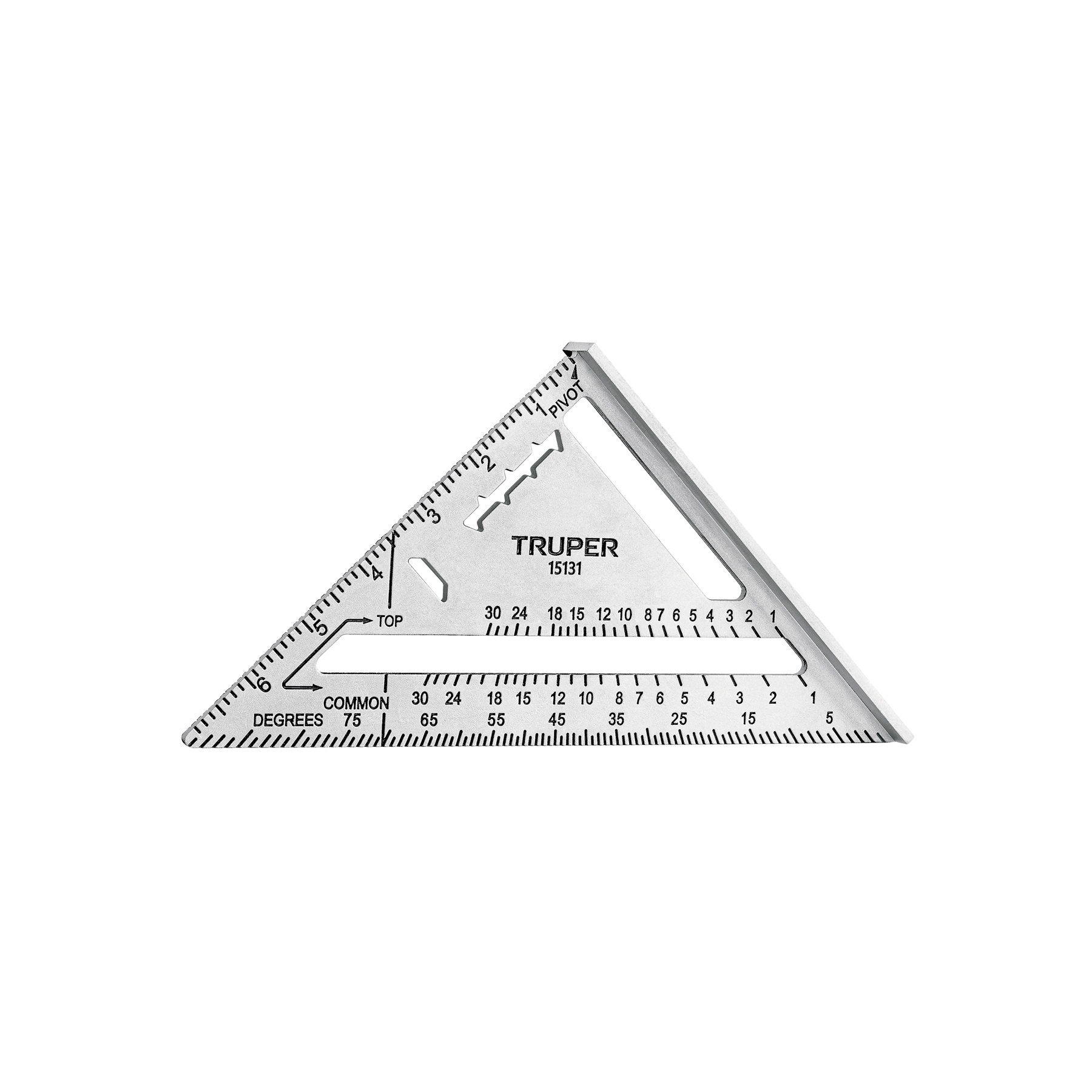 Escuadra 7" de aluminio para muros de yeso, TRUPER TRUPER