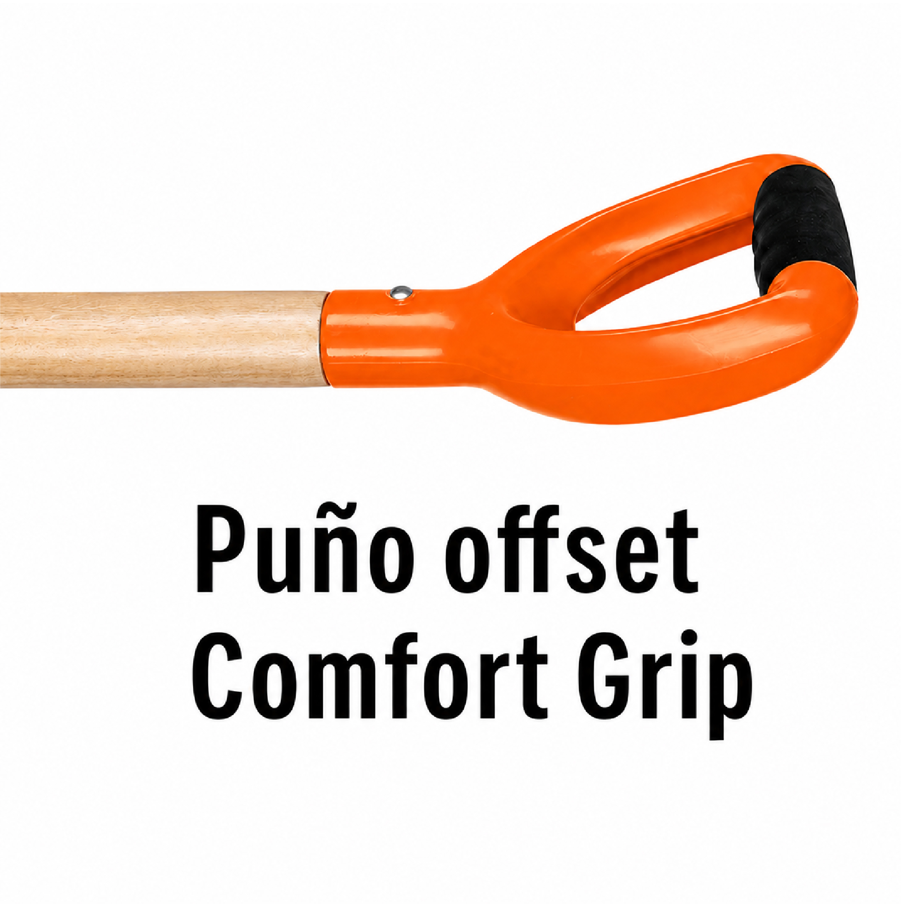 Mango de reposición para pala T-2000, puño offset "Y", 26" TRUPER