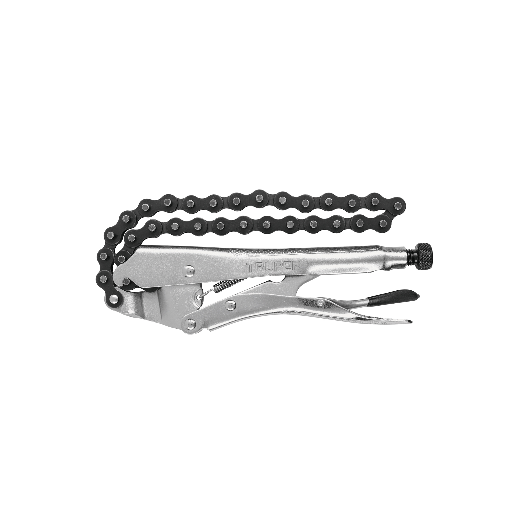 Pinza de presión 8" de cadena, TRUPER TRUPER