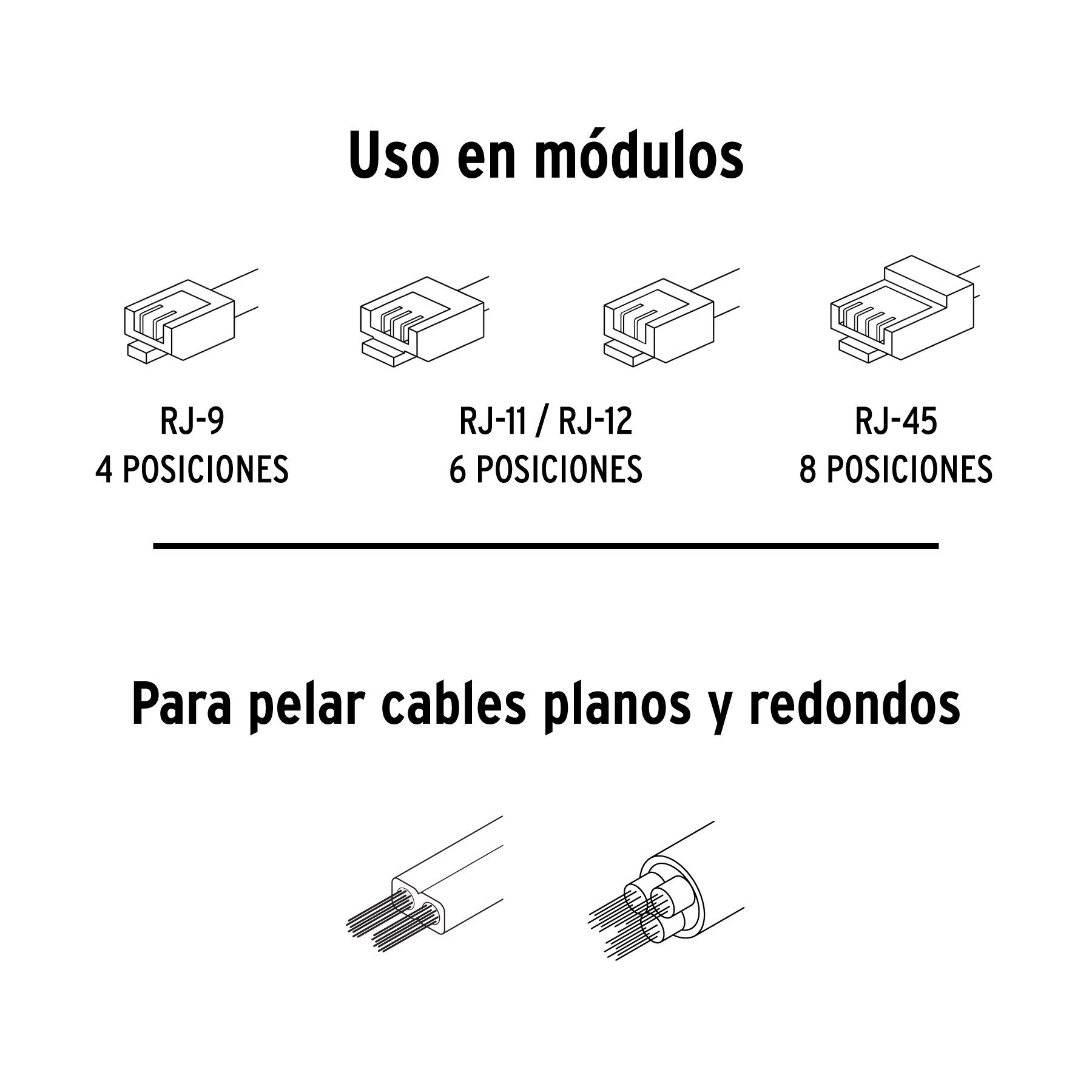 Pinza ponchadora, módulos intercambiables, TRUPER EXPERT TRUPER