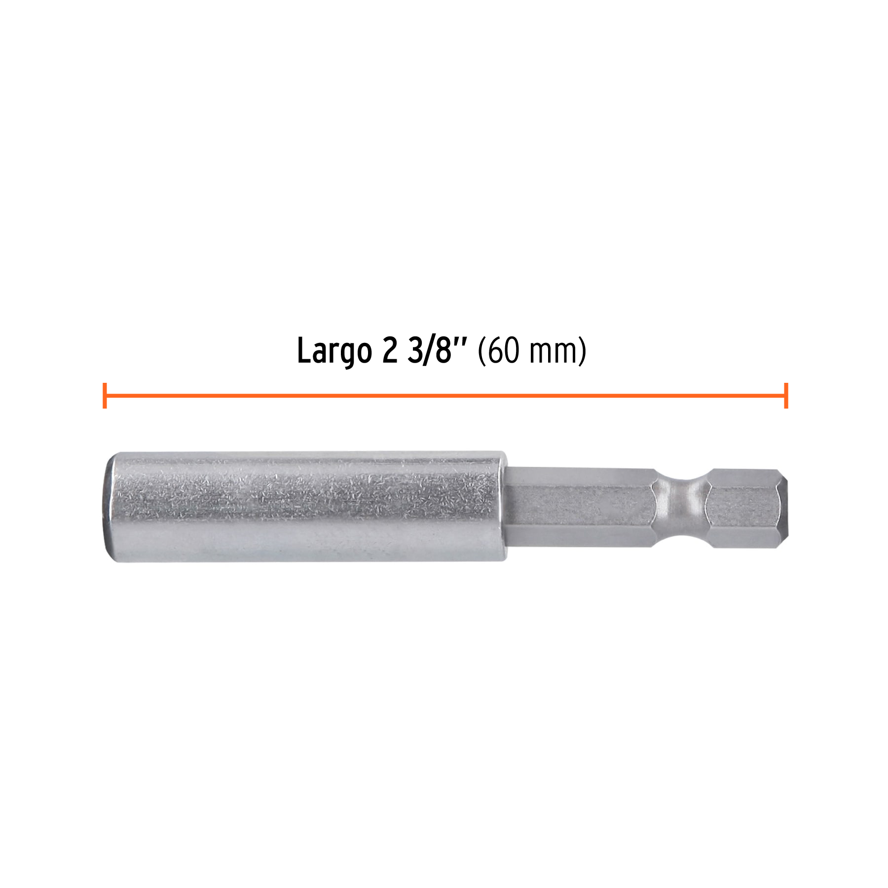 Estuche con 5 extensiones de 60 mm, magnéticas, EXPERT TRUPER