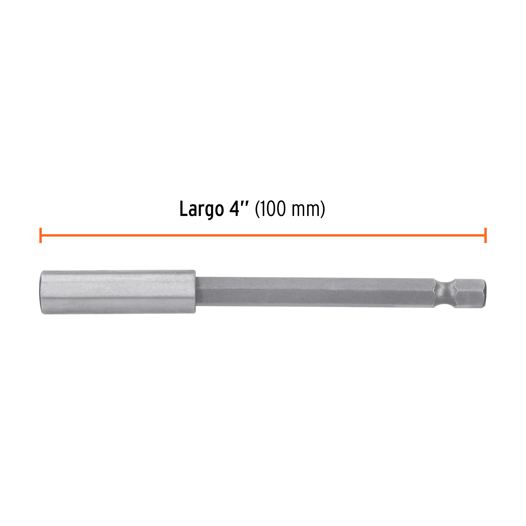 Estuche con 5 extensiones de 100 mm, magnéticas, EXPERT TRUPER
