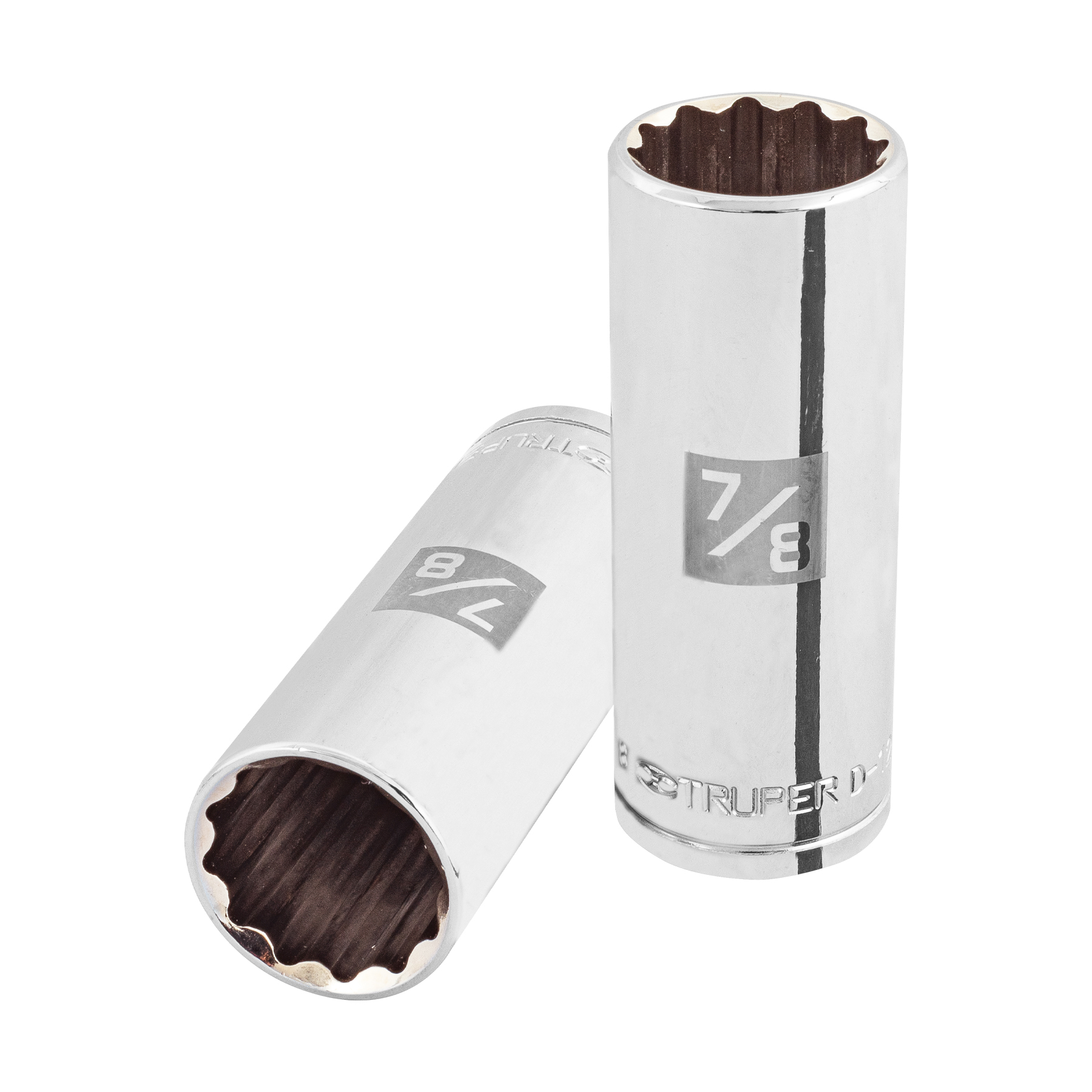 Dado largo de 7/8", 12 puntas, cuadro 1/2", TRUPER TRUPER