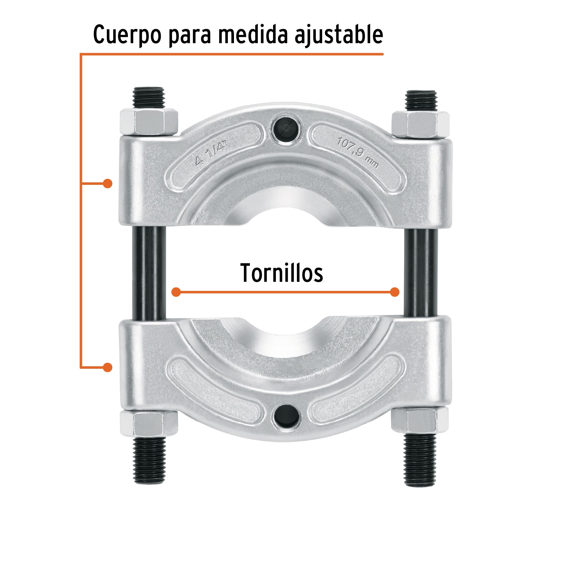 Extractor de baleros de 57 a 108 mm, TRUPER TRUPER