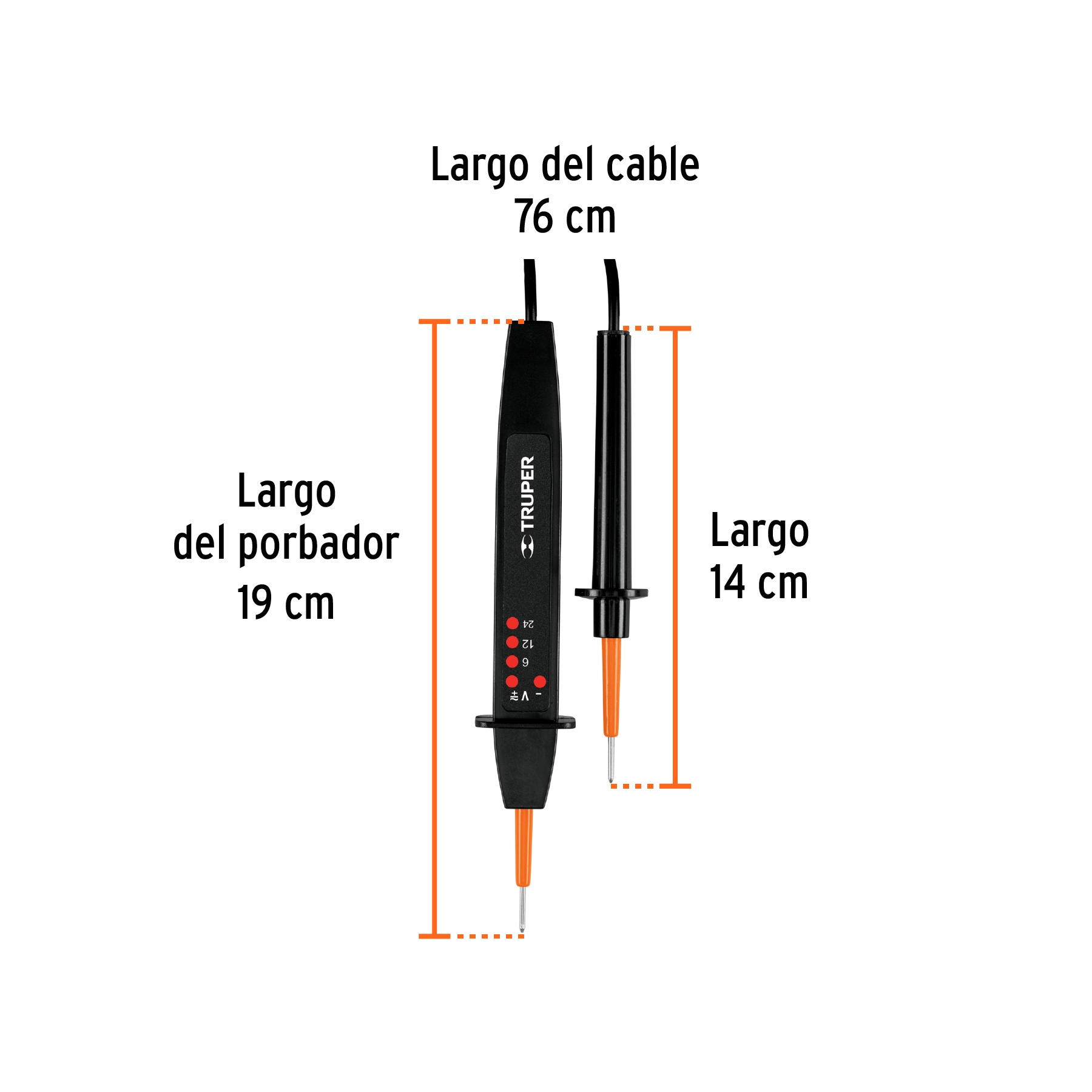 Probador de polaridad C.A. / C.C., TRUPER TRUPER