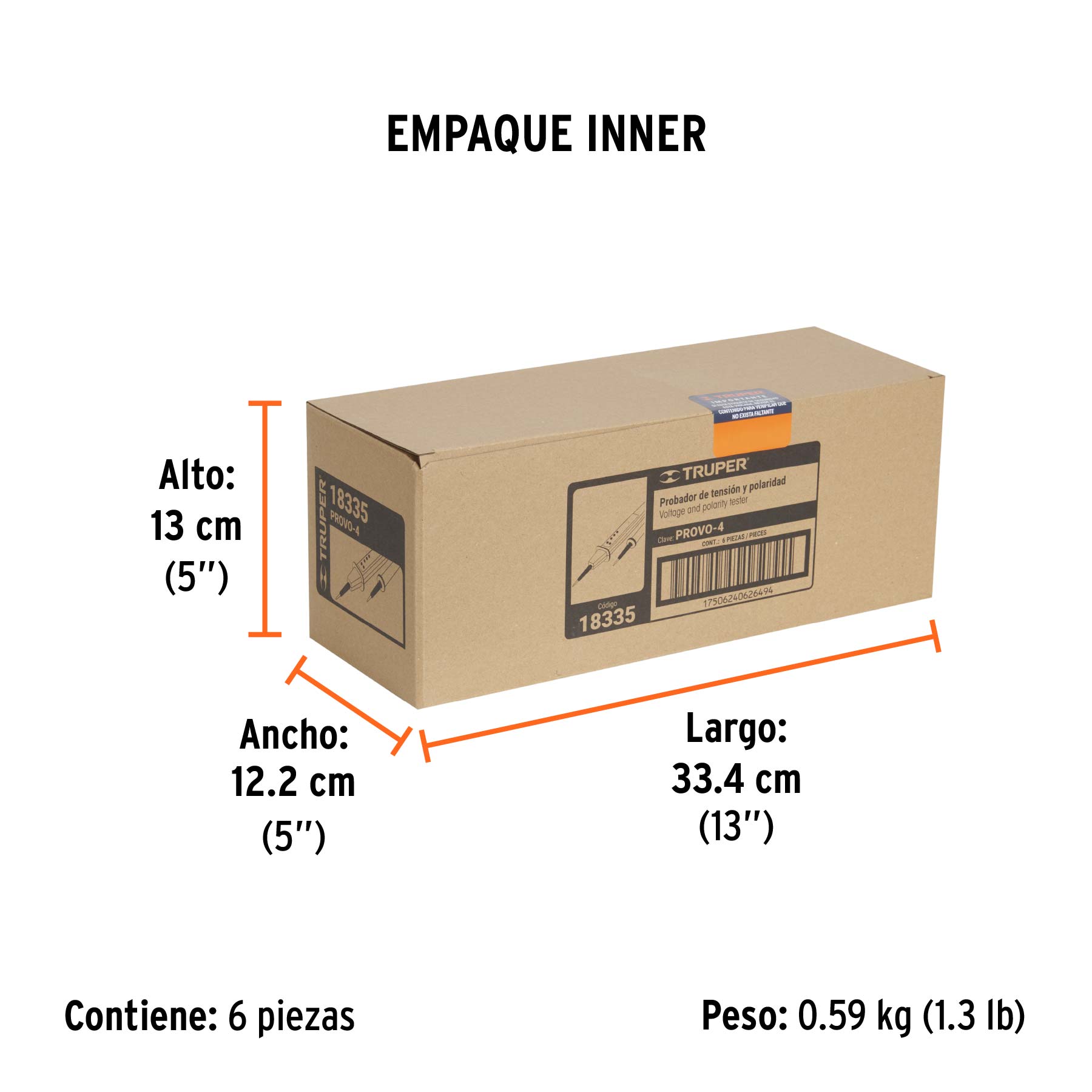 Probador de polaridad C.A. / C.C., TRUPER TRUPER