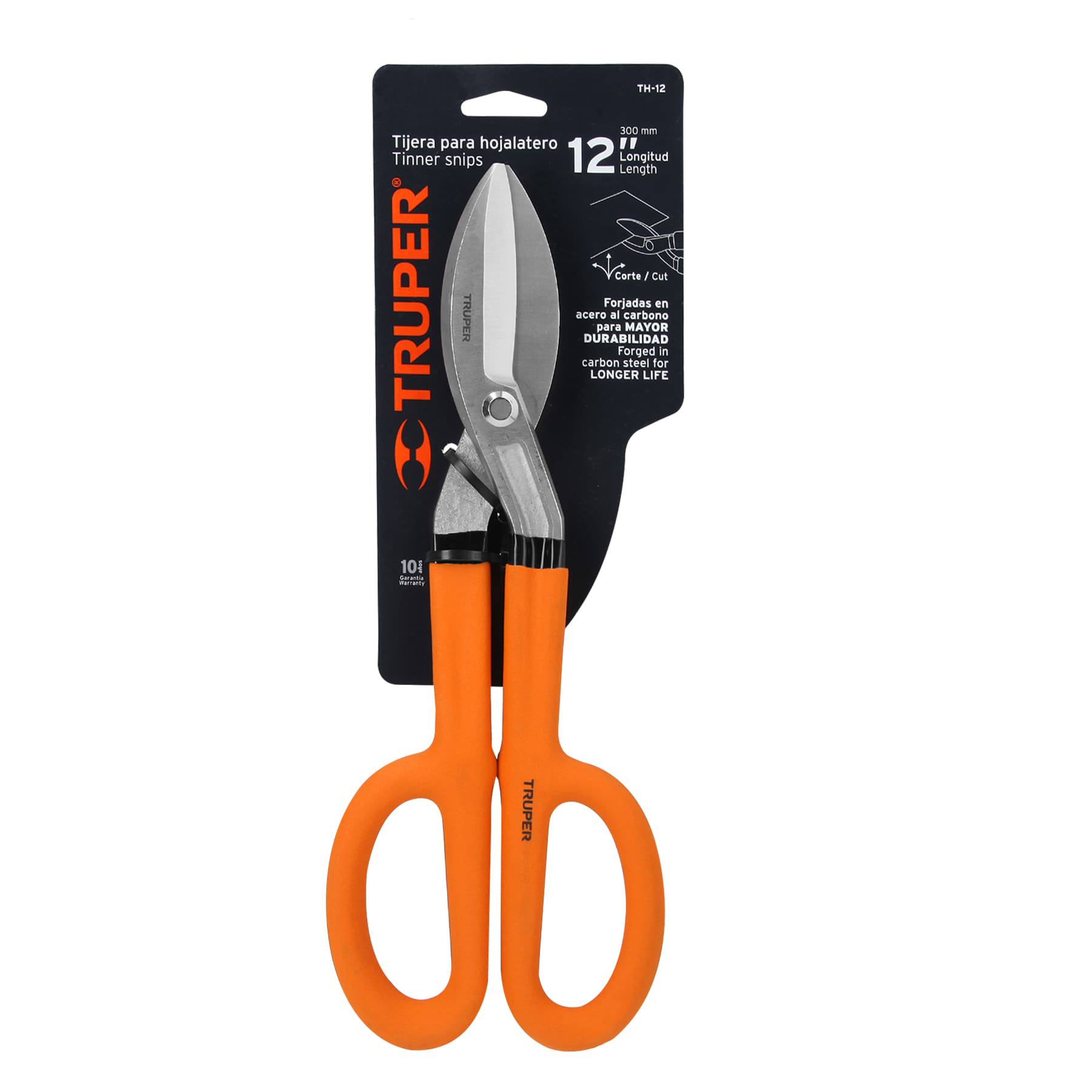 Tijera para hojalatero 12", TRUPER TRUPER