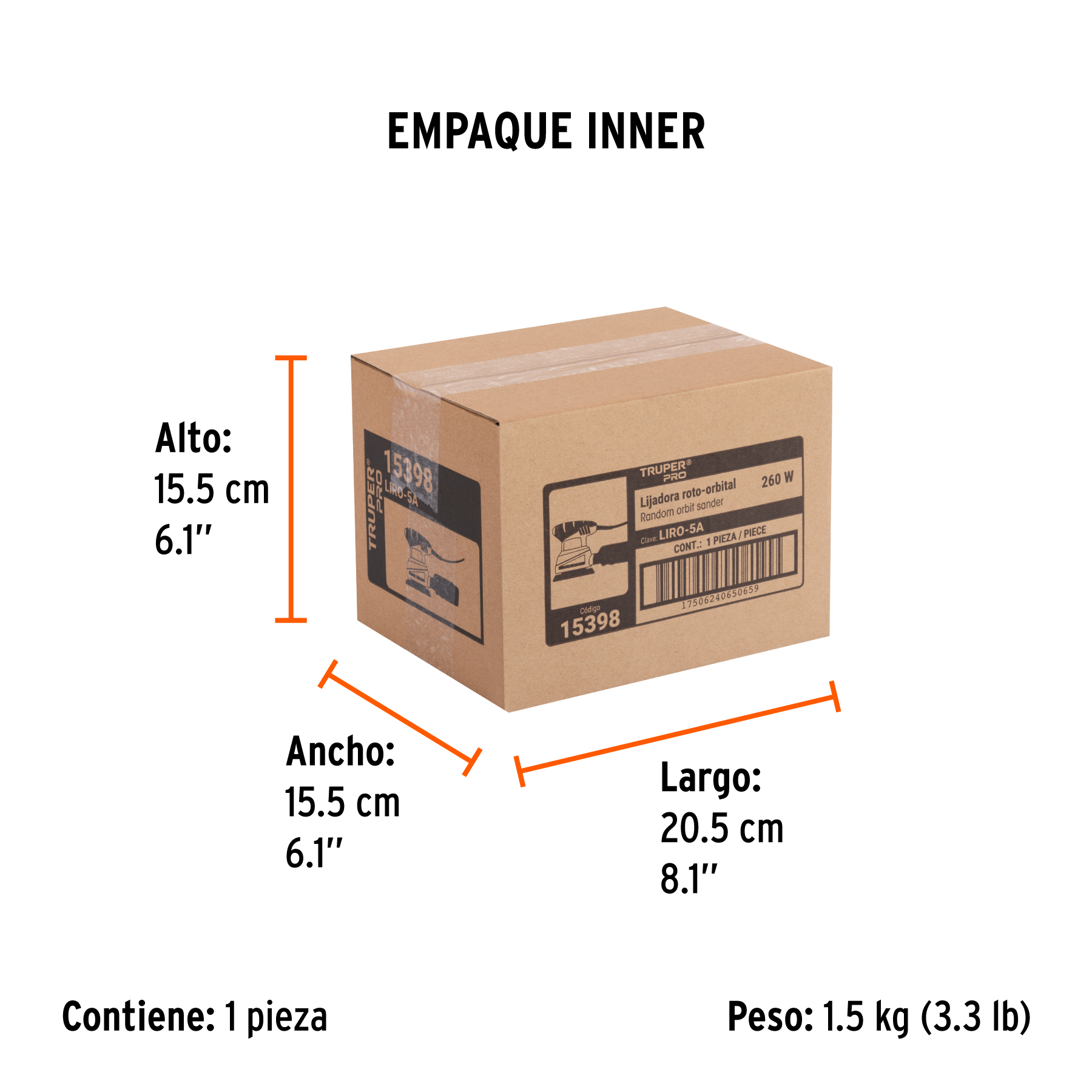 Ficha técnica 934333/R20-LIRO-5A Truper® - Es mucha herramienta TRUPER
