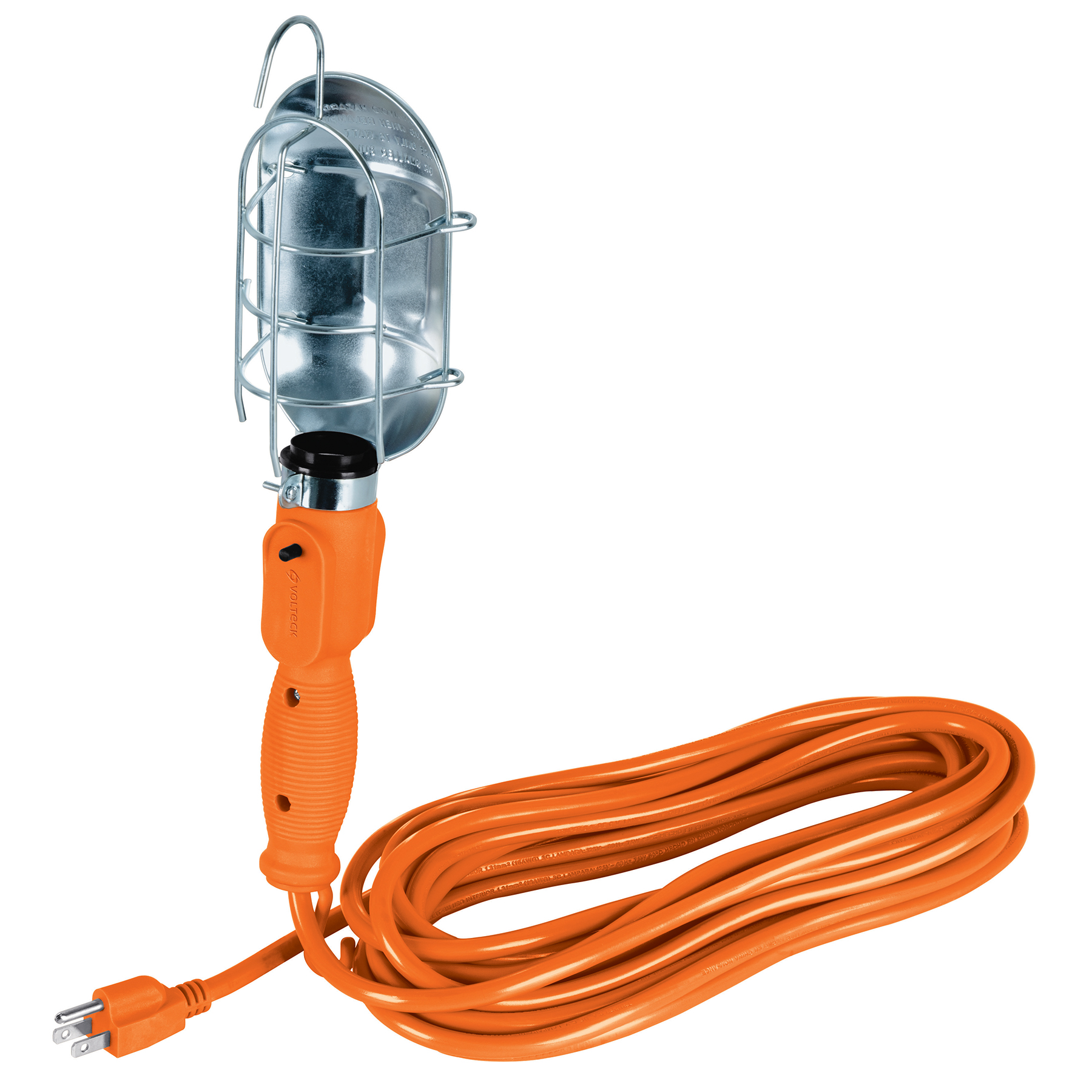 Lámpara de taller con canastilla metálica 7.5 m, VOLTECK TRUPER