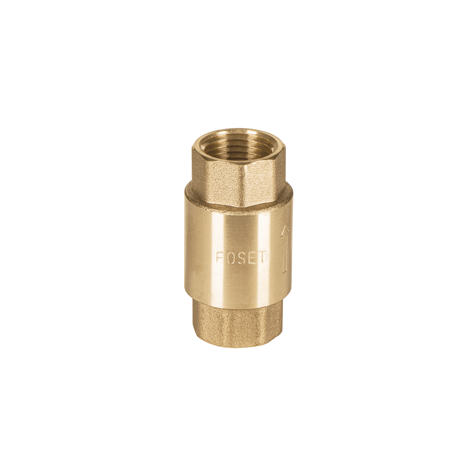 Válvula de retención de latón de 1/2", FOSET TRUPER